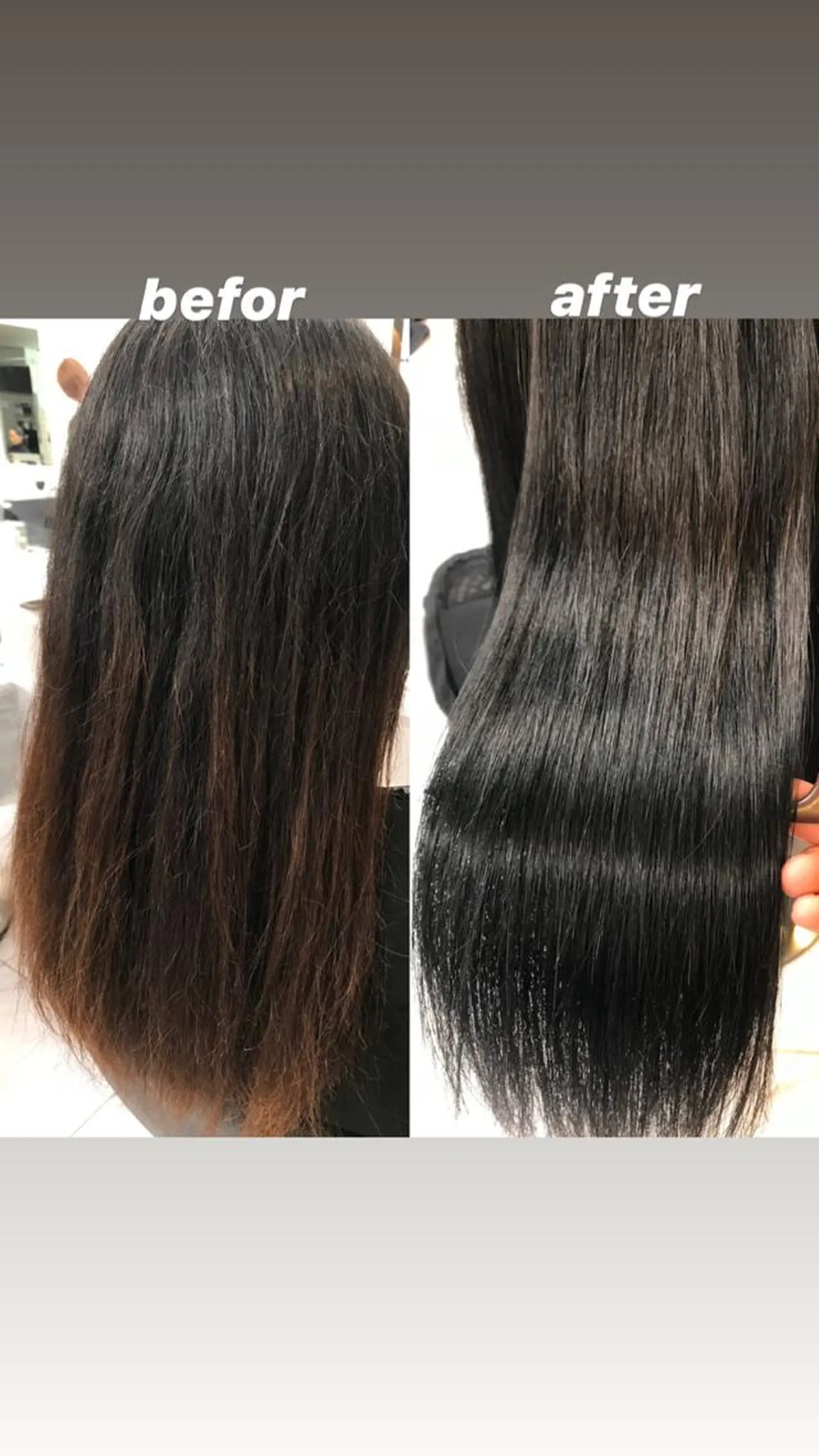 ロング カラー 髪質改善 トリートメント ブリーチ縮毛矯正 ／髪質改善／KEIのヘアスタイル