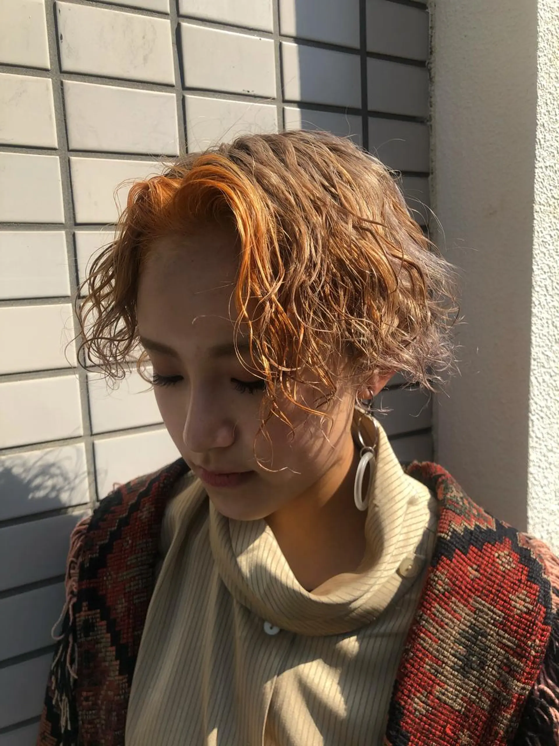 ショート カラー 森安 華楠のヘアスタイル