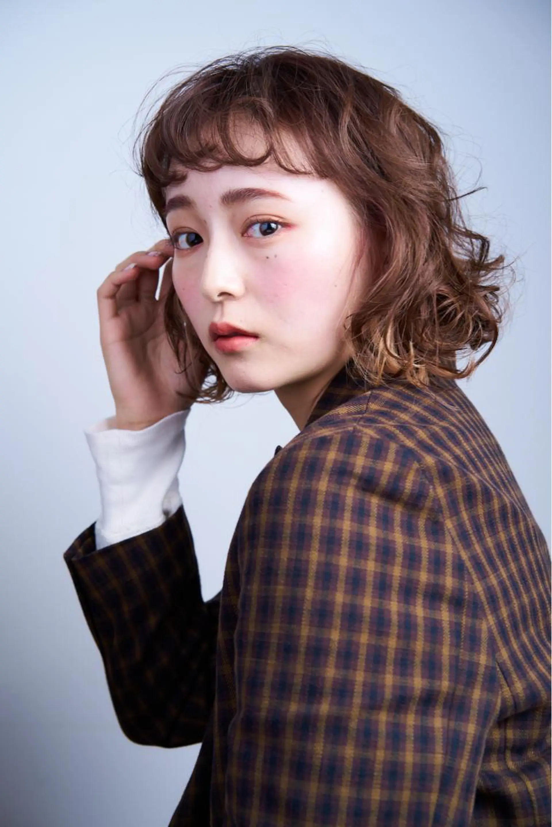 ショート パーマ 似合わせカット unix 藤田 学のヘアスタイル