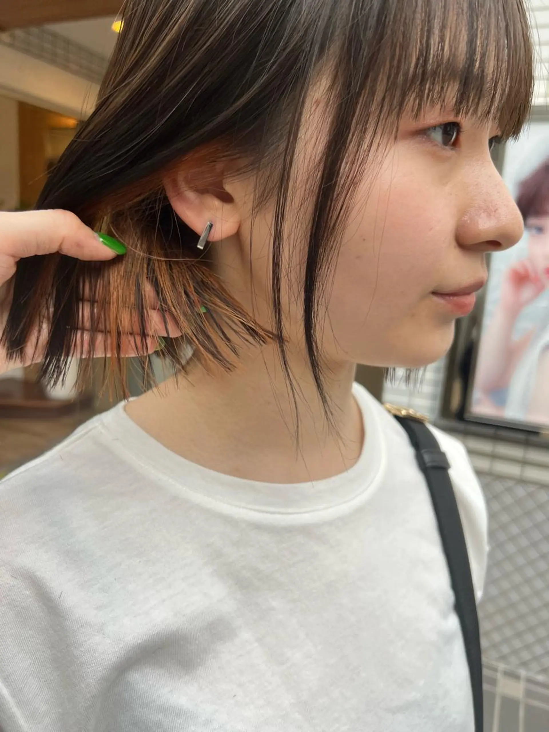 ショート カラー 池田理紗/ bob/メンズカットのヘアスタイル