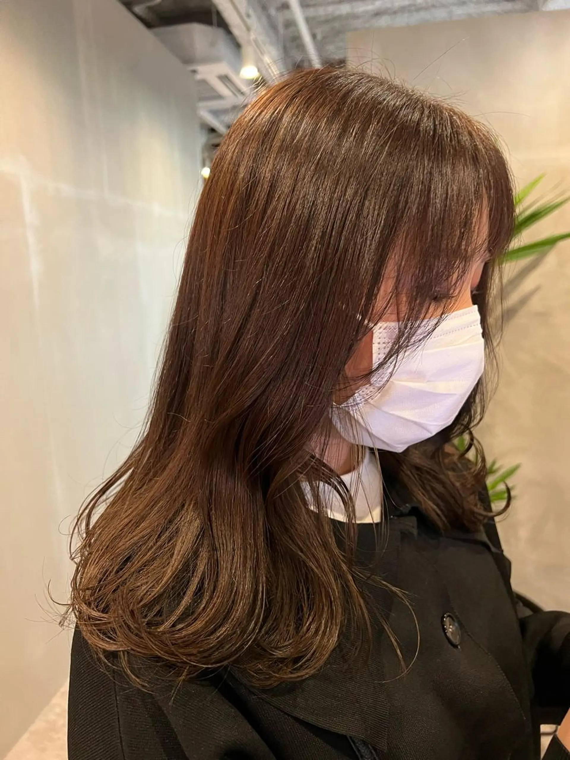 セミロング カラー ベージュカラー S.BROOM SAYAKA⭐︎のヘアスタイル