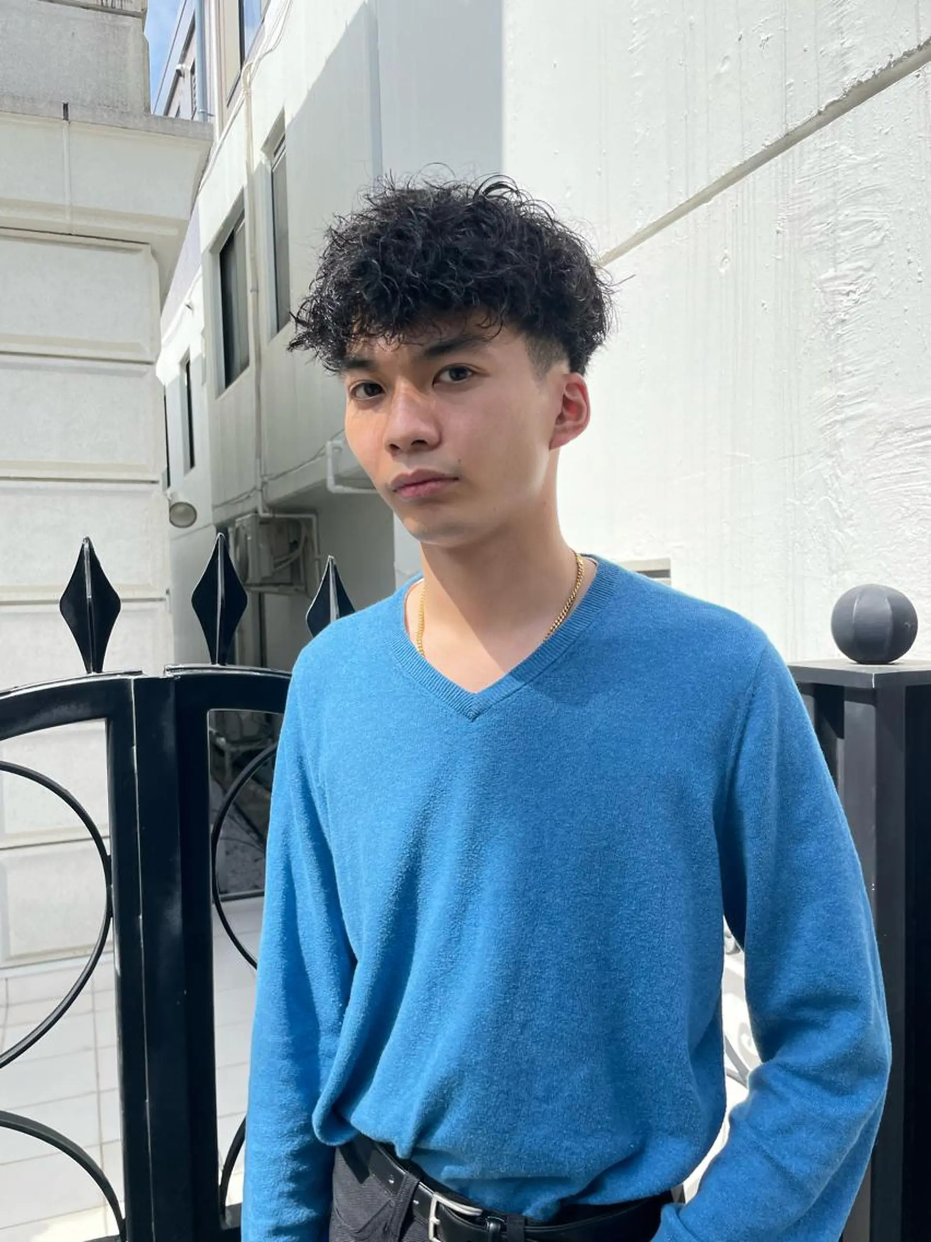 メンズ メンズパーマ カット パーマ 渋谷メンズカット/ 工藤靖也のヘアスタイル