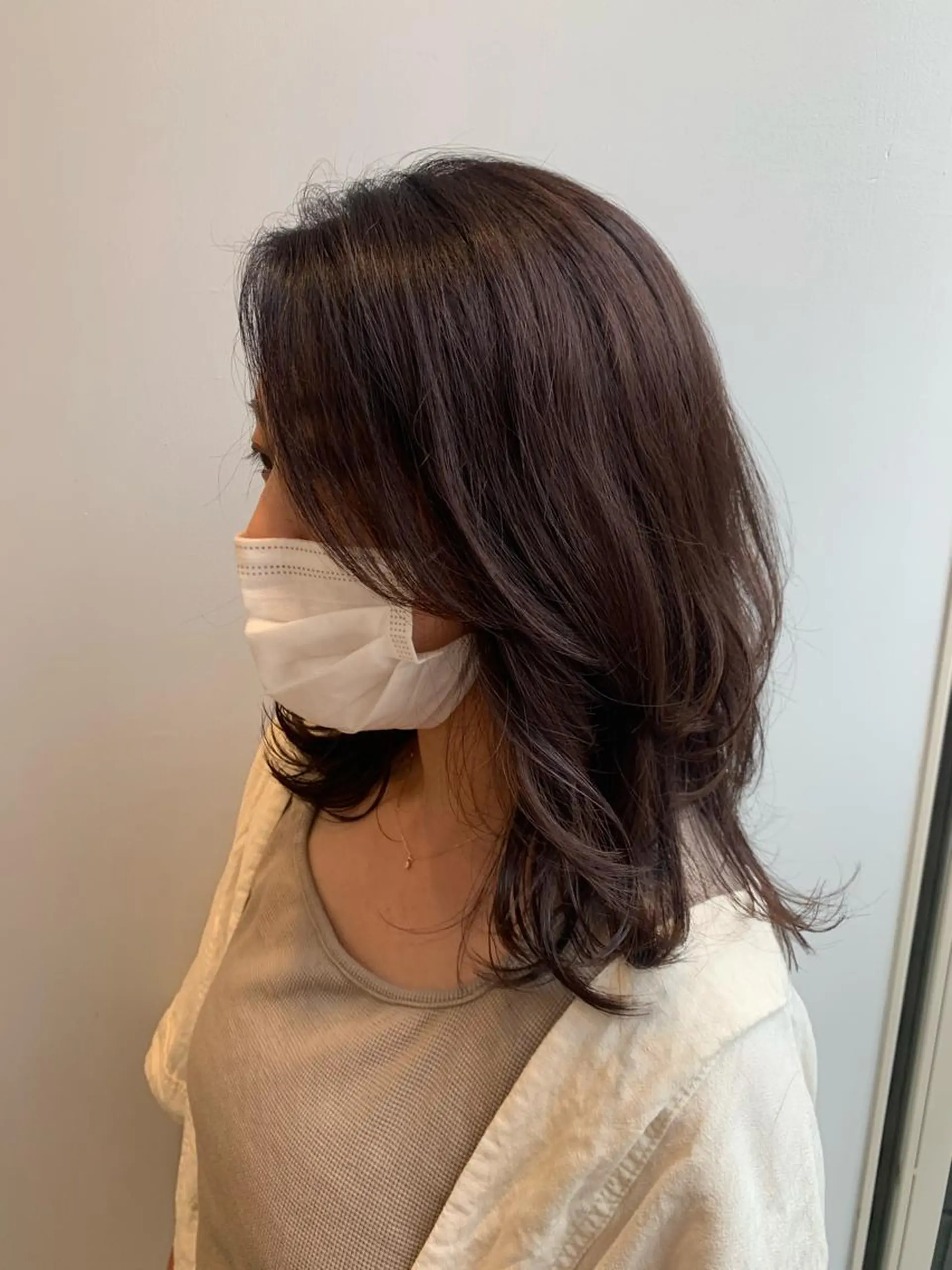 ミディアム レイヤーカット hub hair レイヤー/透明感のヘアスタイル