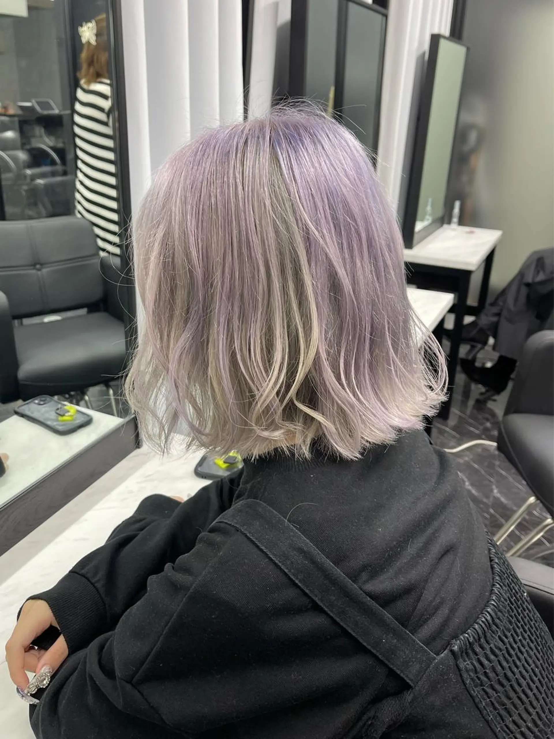 ミディアム カラー ヘアカラー トリートメント 髪質改善/堀江 ケアカラーtoshiのヘアスタイル