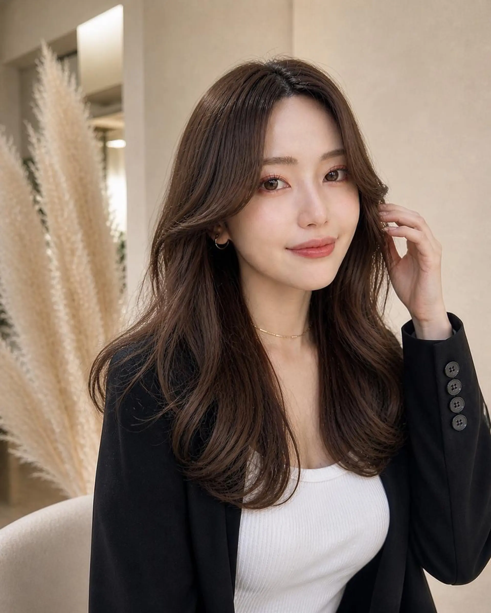 ロング 髪質改善 cn nakaoのヘアスタイル