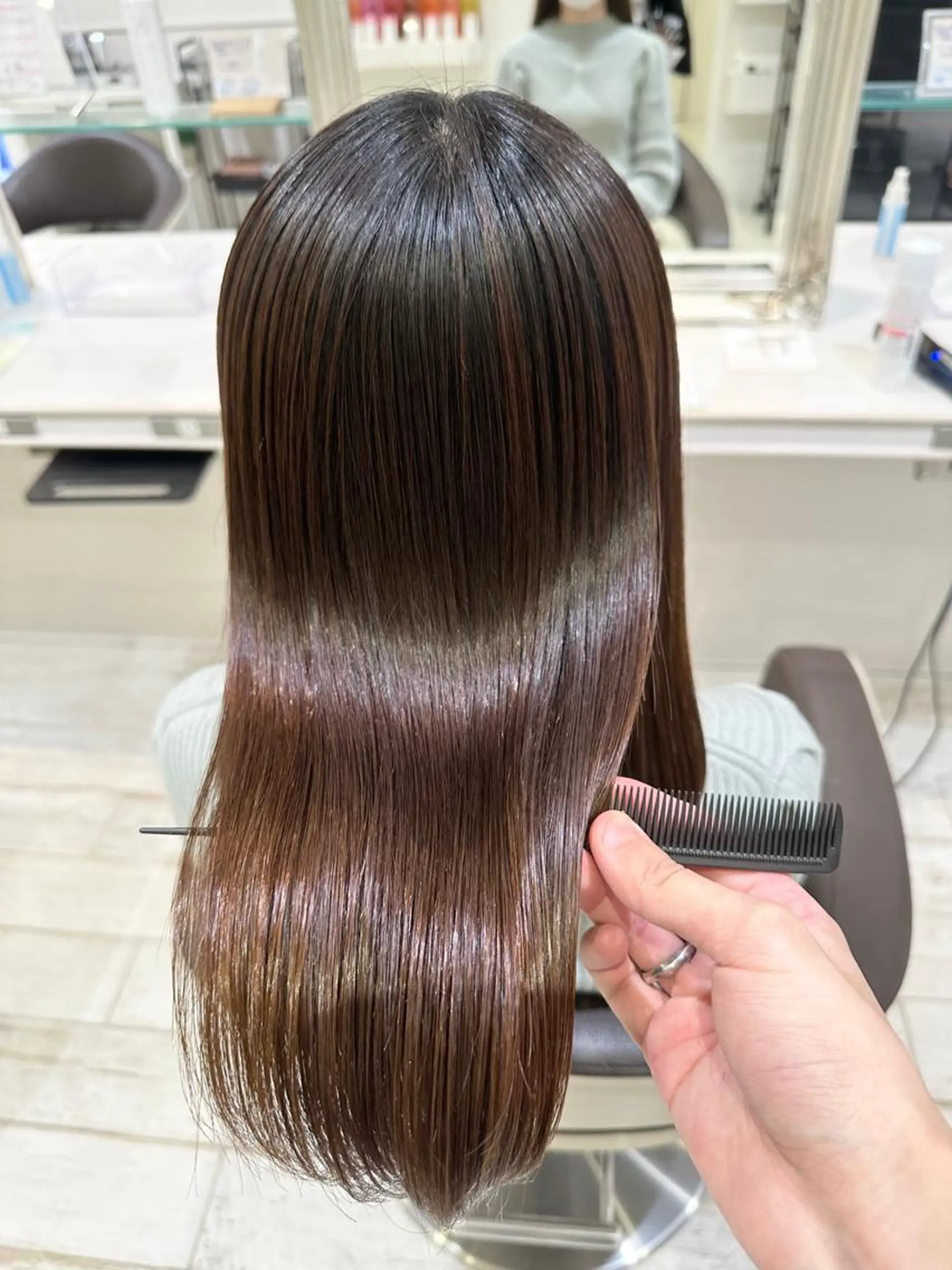 セミロング 縮毛矯正専門 金井佳祐のヘアスタイル