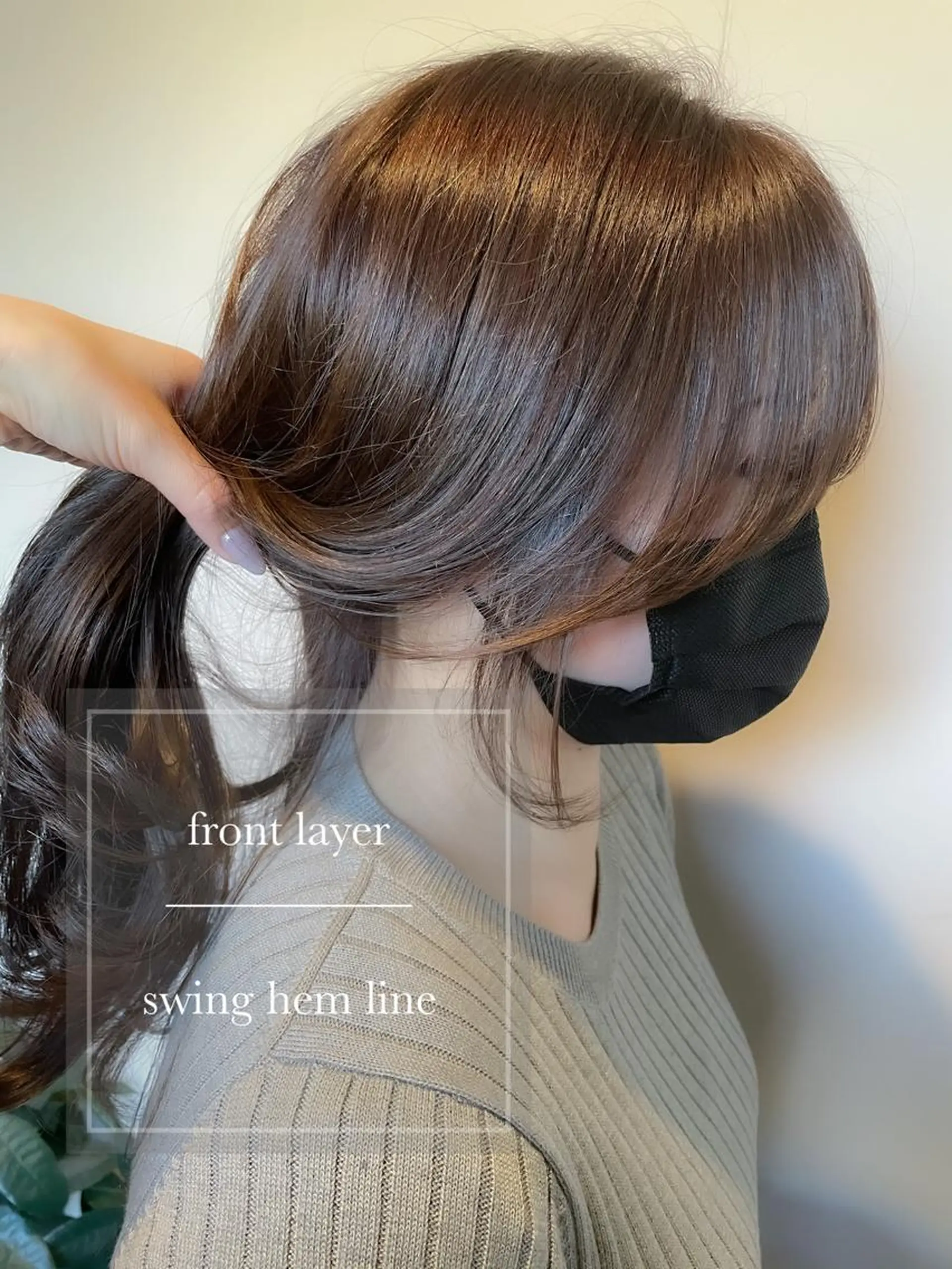 セミロング カラー ヘアアレンジ topstylist 芳賀みなみのヘアスタイル