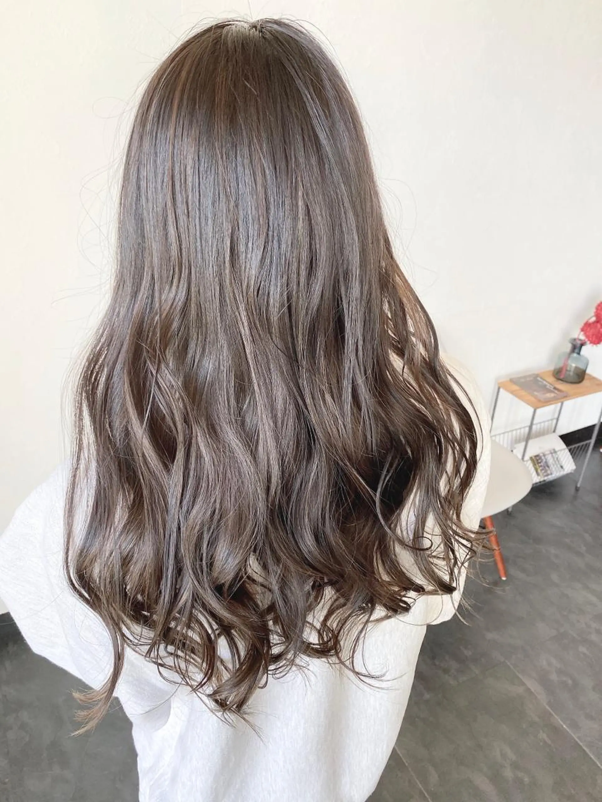 ロング ハイライト 川合 勇気のヘアスタイル