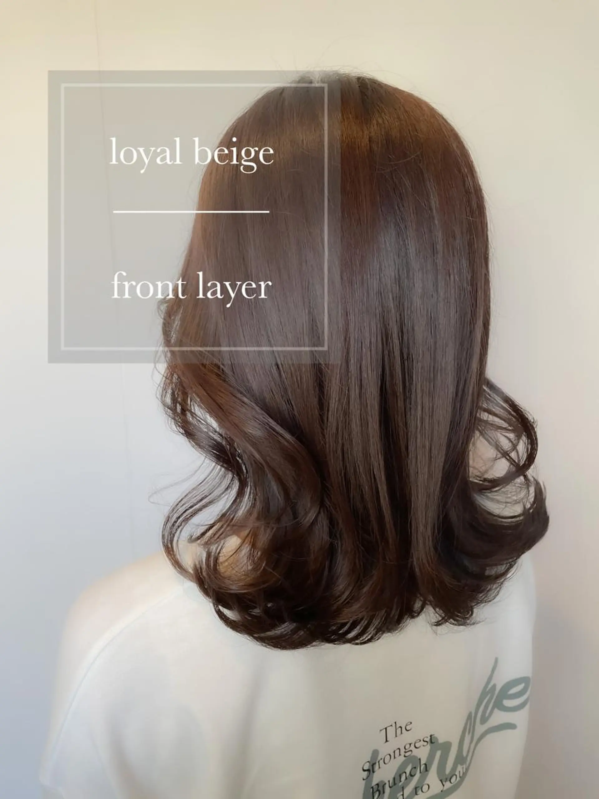 ミディアム カラー topstylist 芳賀みなみのヘアスタイル