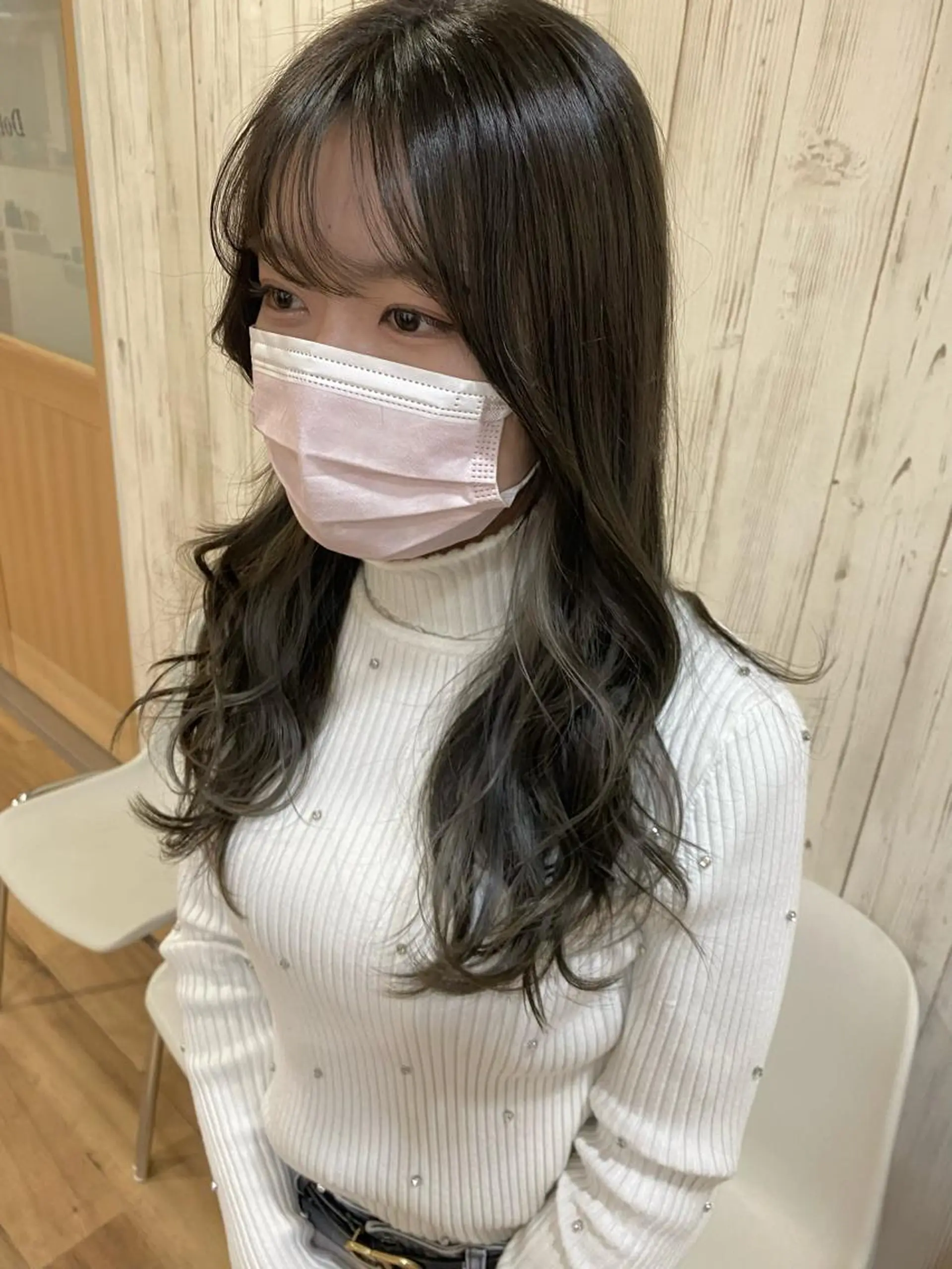ロング カラー ヘアアレンジ ネイル アディクシーカラー ブリーチ 透明感カラー エドルカラー ハイライトカラー 夜23時まで予約🉑 reverieあきらのヘアスタイル