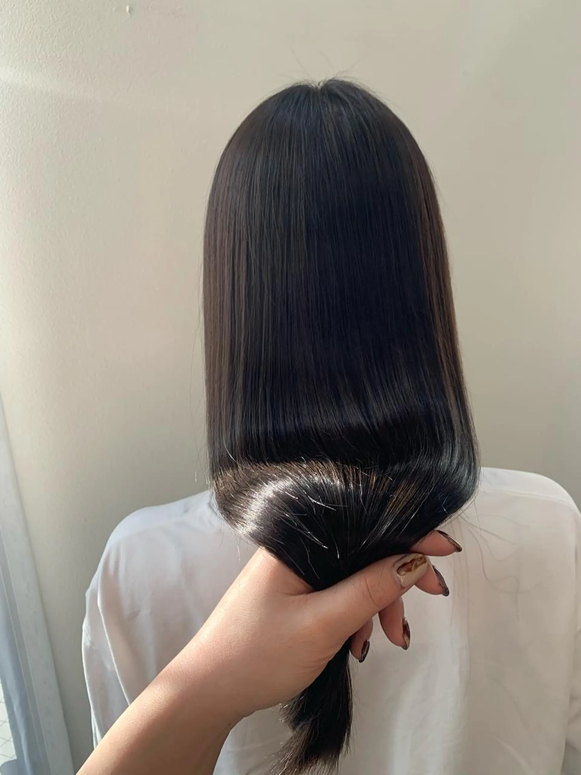 ロング エギョモリ ヨシンモリ 韓国風ヘア レイヤーカット オルチャンヘア 韓国×巻ける髪質改善 💍maki💍のヘアスタイル