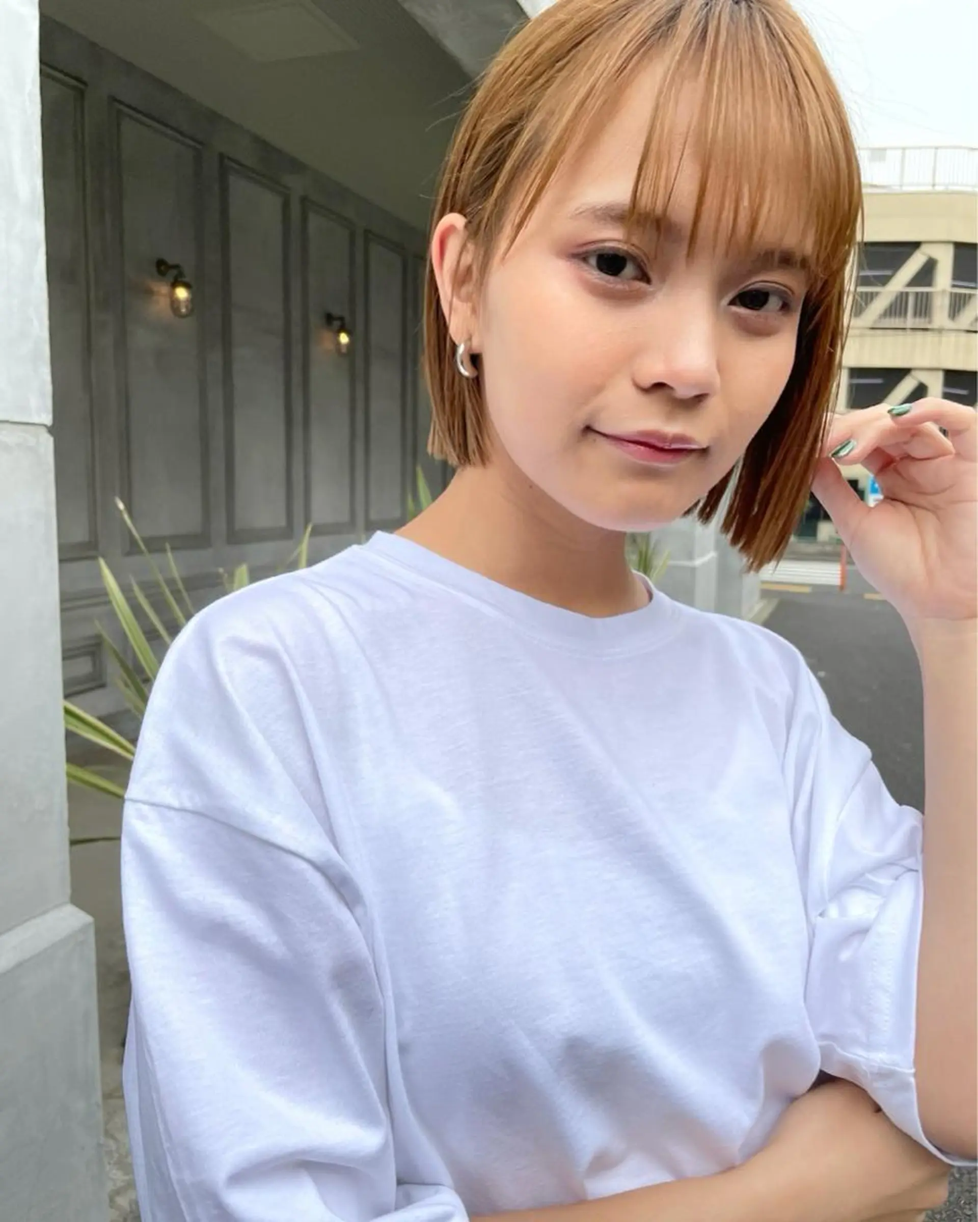 ショート カット ヘアカラー 河原 亮のヘアスタイル