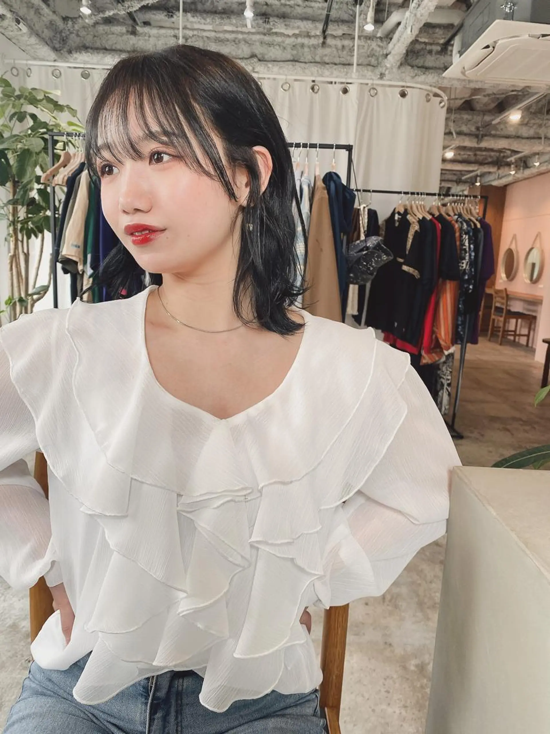 ミディアム ♡レイヤーカット れお♡のヘアスタイル