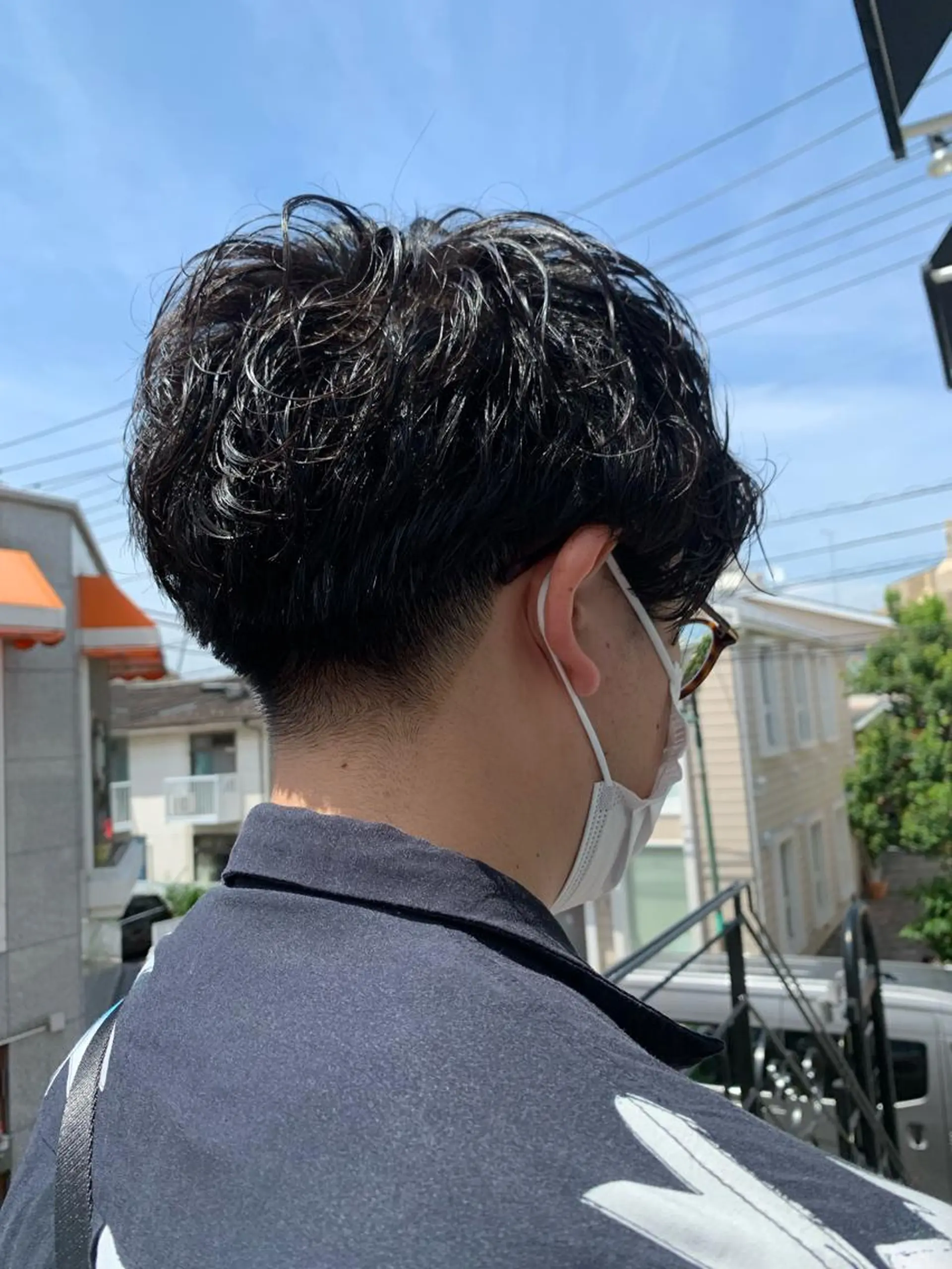 パーマ メンズ カット パーマ 平 ちひろのヘアスタイル