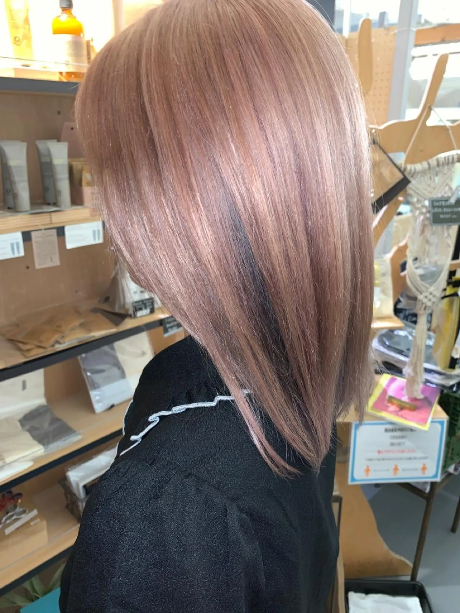 ロング 艶髪color💎髪 質改善ストレート大吉のヘアスタイル