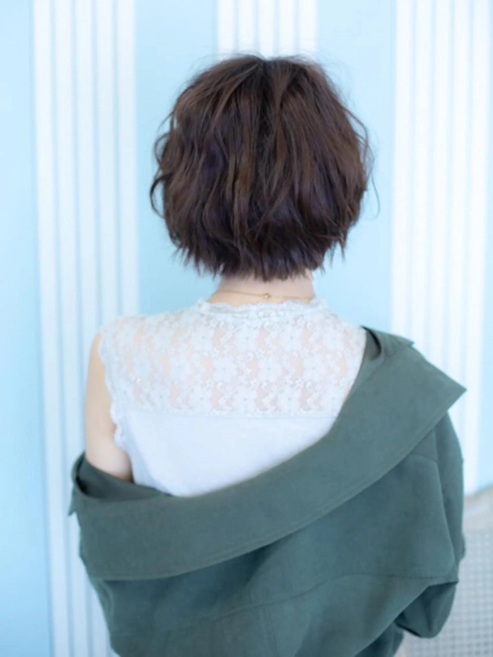 ショート カラー ショートボブ グラデーションカラー ハイトーンカラー ボブ ショートヘア カット ヘアカラー トリートメント 福島 浩司のヘアスタイル