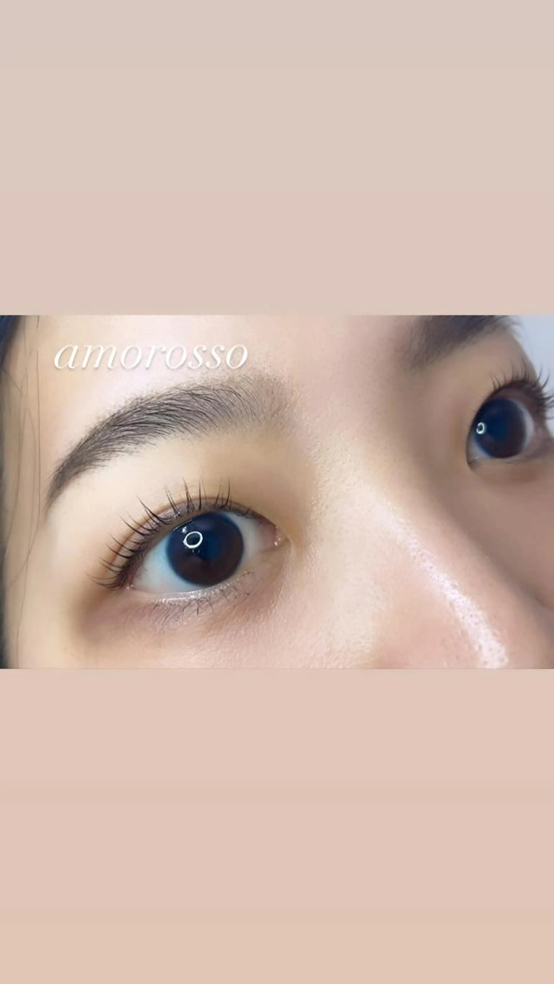 カラー パーマ マツエク・マツパ アイブロウ 黒髪 ブラウンカラー 眉カラー ハリウッドブロウリフト ケラチンラッシュリフト マツエク アモロッソ 🐻Miiのマツエク・マツパデザイン