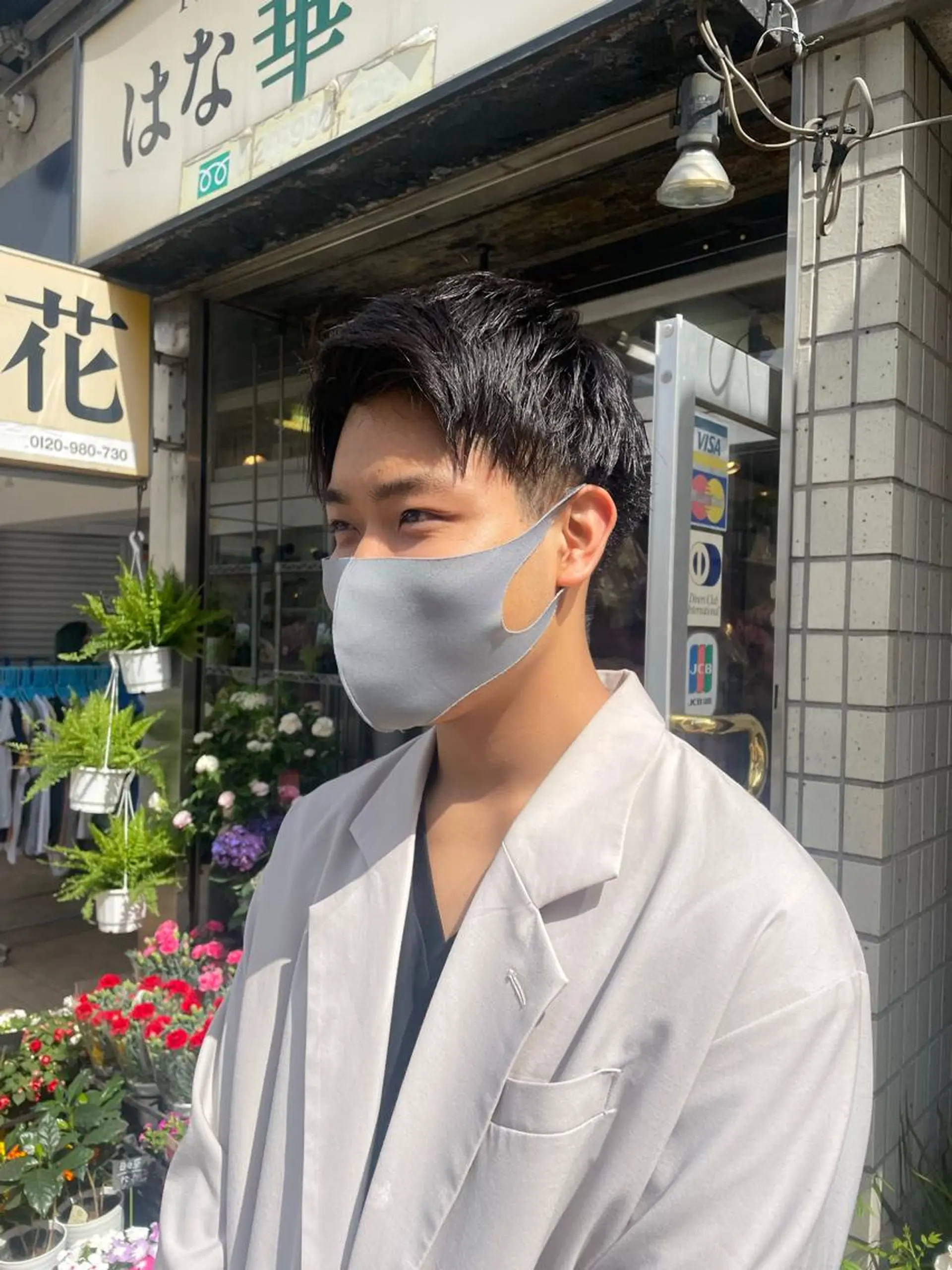 メンズ メンズ就活ヘア メンズショート 韓国ヘア/wカラー レイヤー/RIN🎀のヘアスタイル