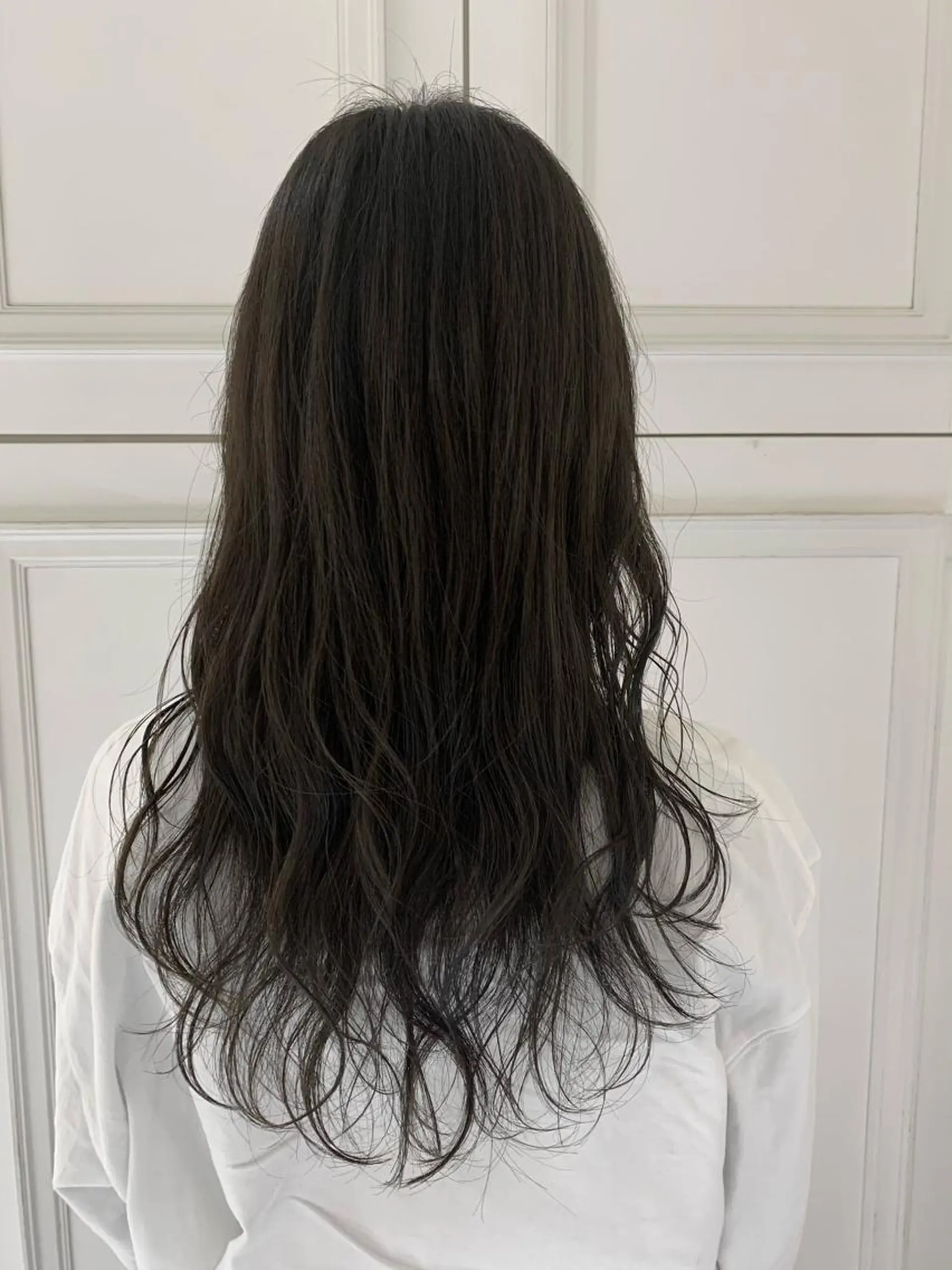 ロング 田中 未澪のヘアスタイル