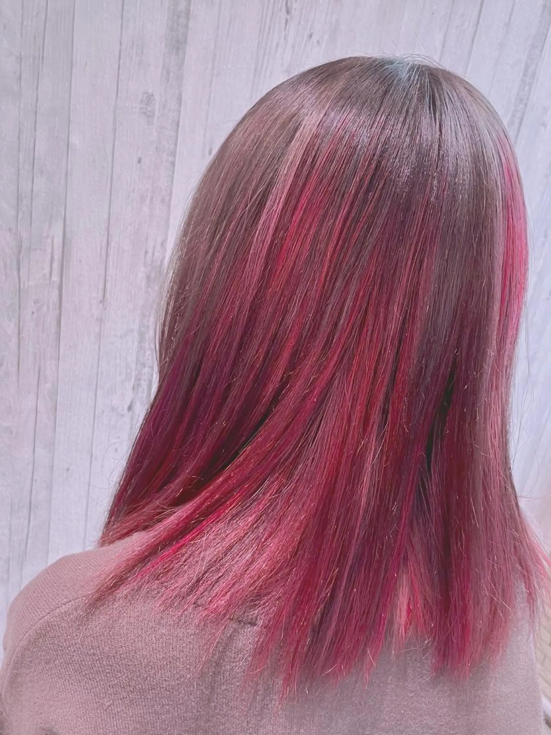 カラー ☁️ケアブリーチ￤ ウルフ￤Shioriのヘアスタイル