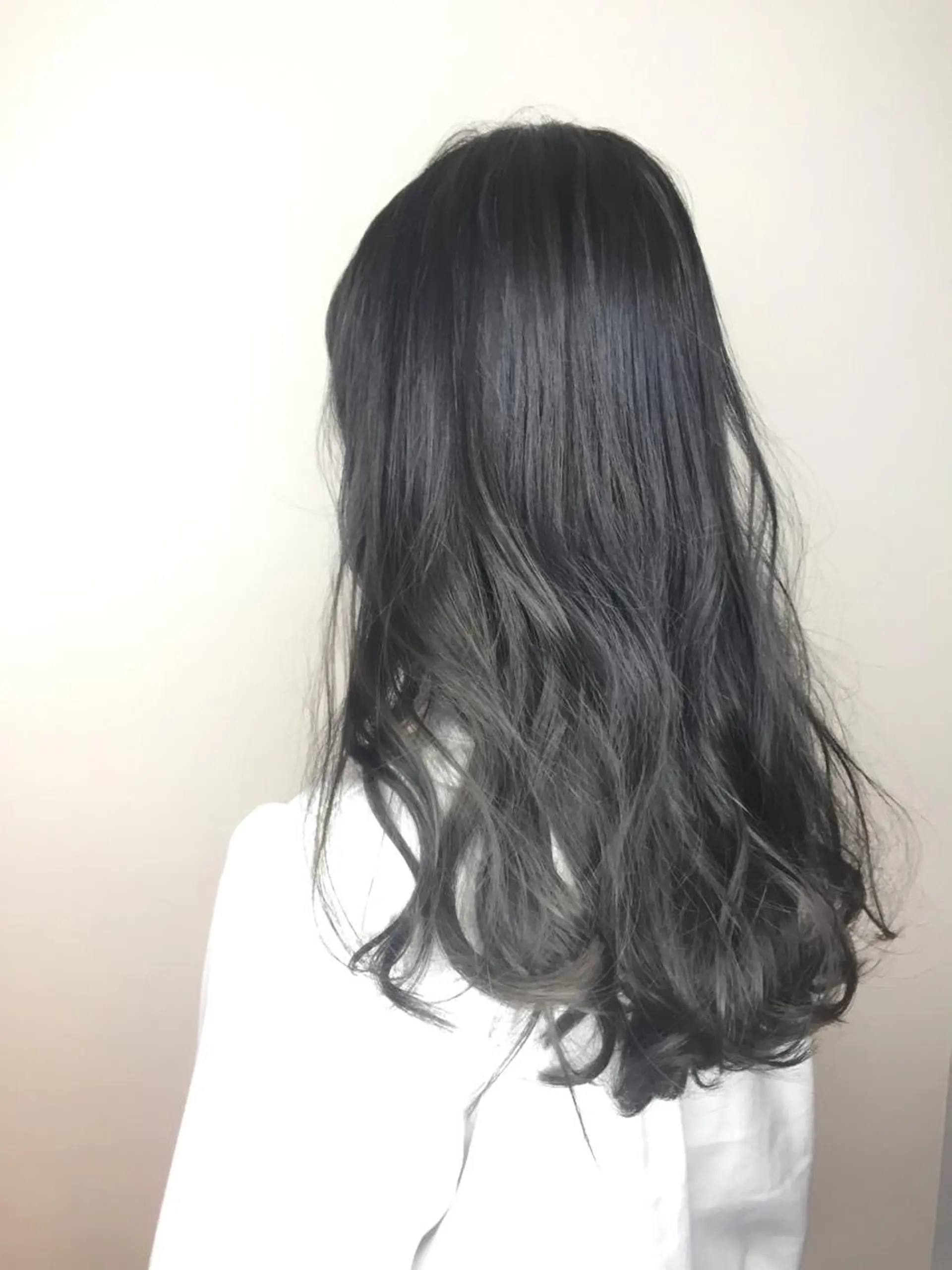 ロング ヘアカラー トリートメント 稲田 結衣夏のヘアスタイル