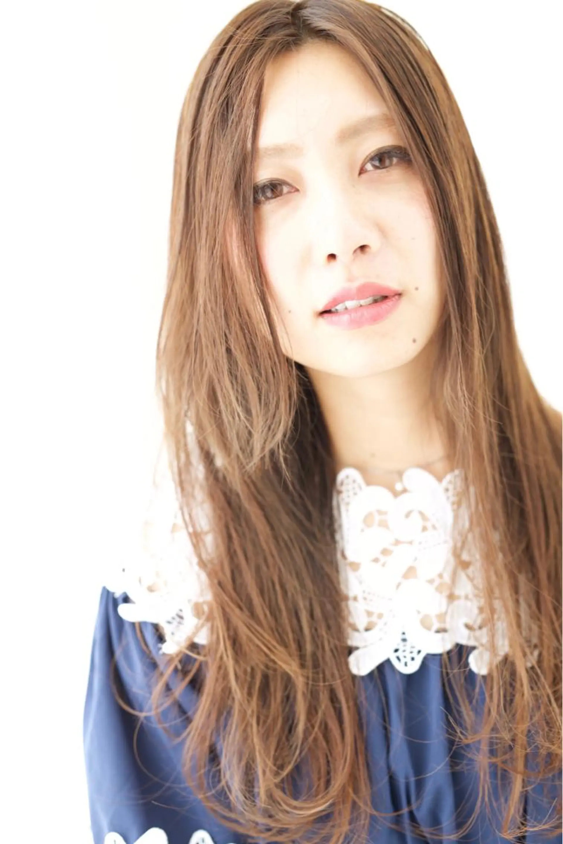 ロング カラー カット ヘアカラー fio マナミのヘアスタイル