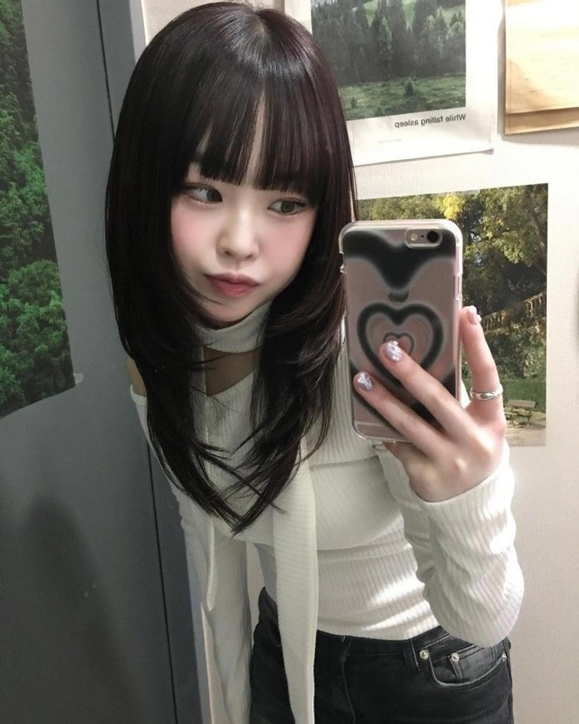 ロング カラー 韓国風グレージュ 🤍たくみ🤍のヘアスタイル