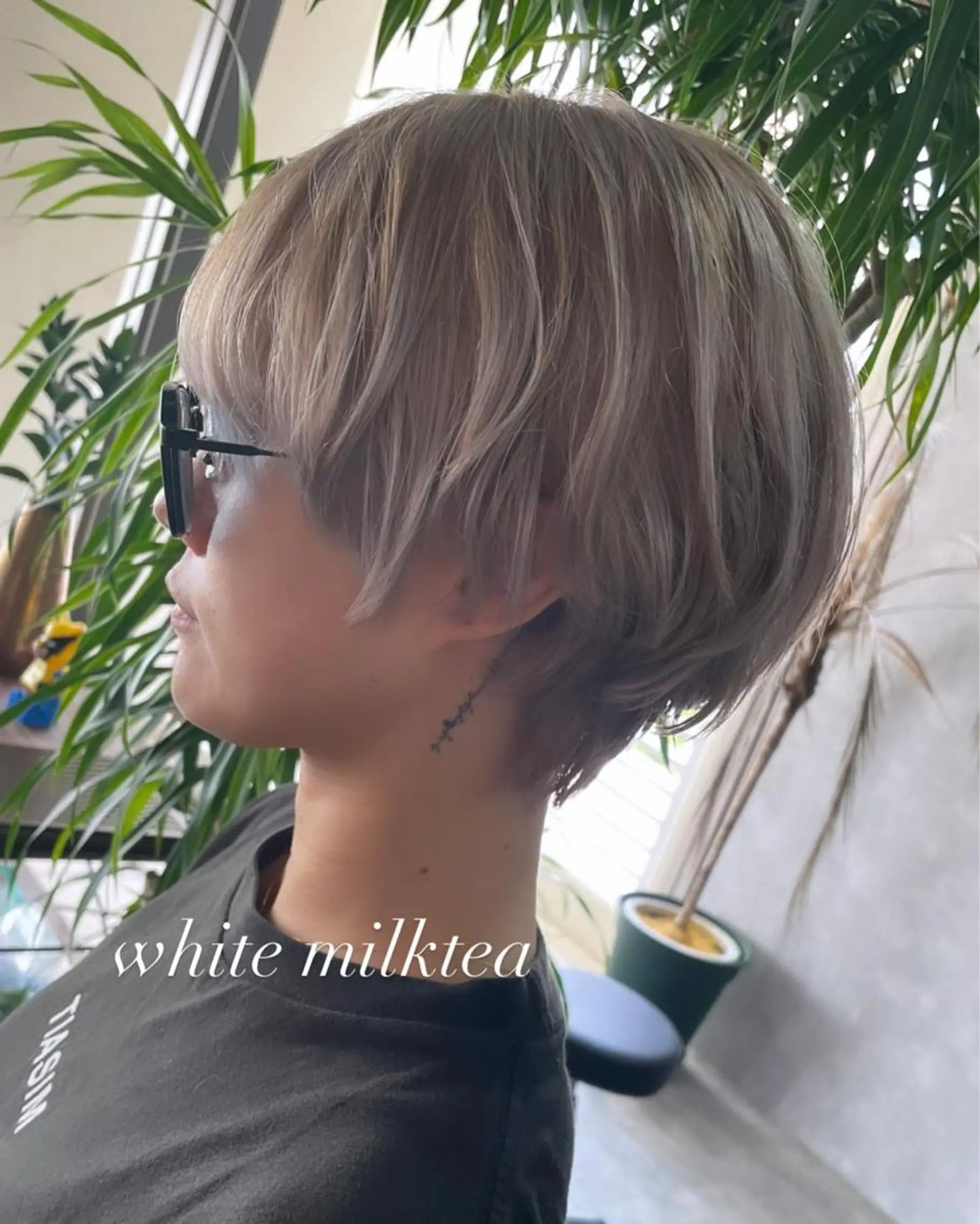 ショート andKおもろまち店 艶ダブルカラー✨のヘアスタイル
