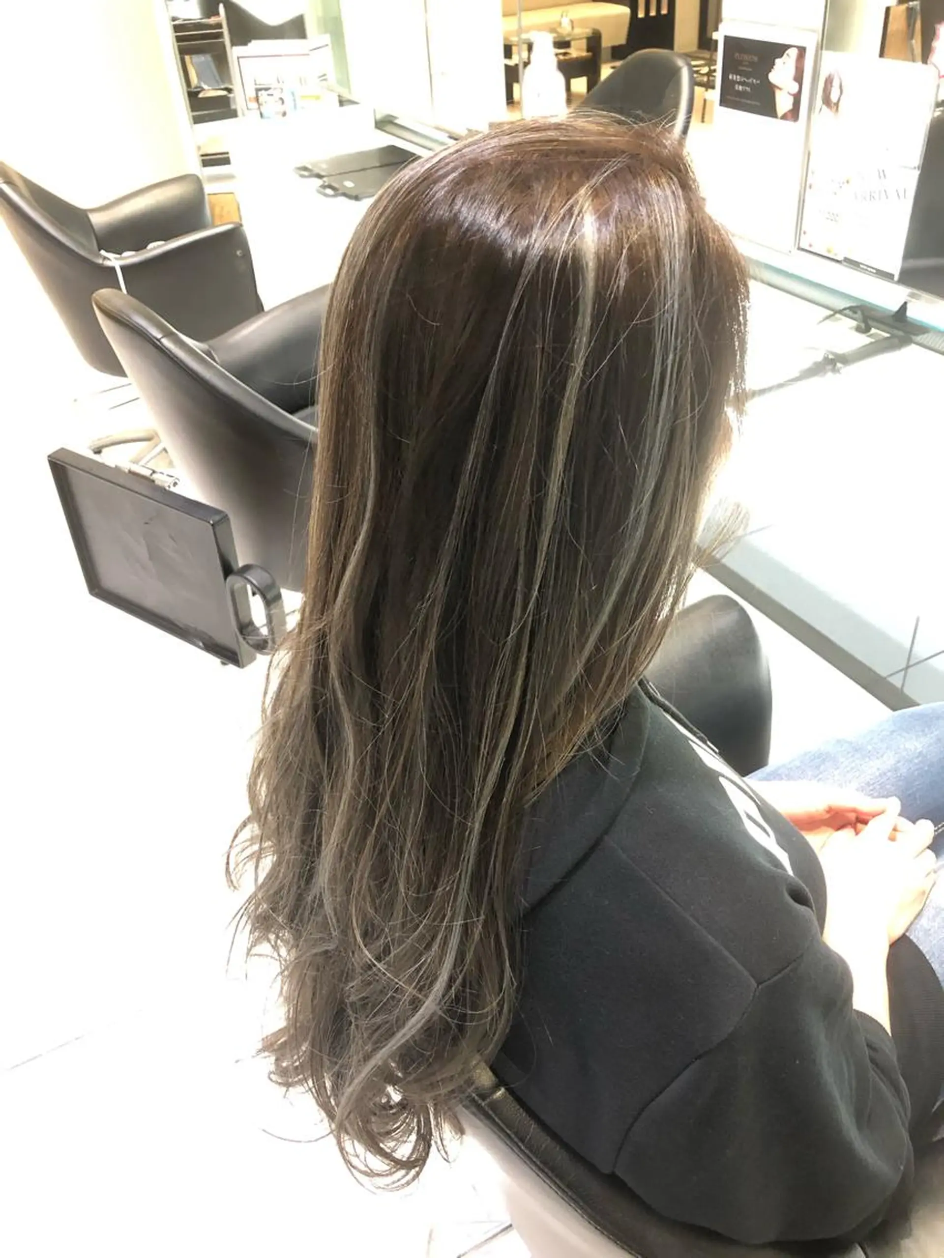 ロング カラー ハイライトカラー ハイライト カット ヘアカラー トリートメント ✨髪質改善✨ 田西　基彦のヘアスタイル