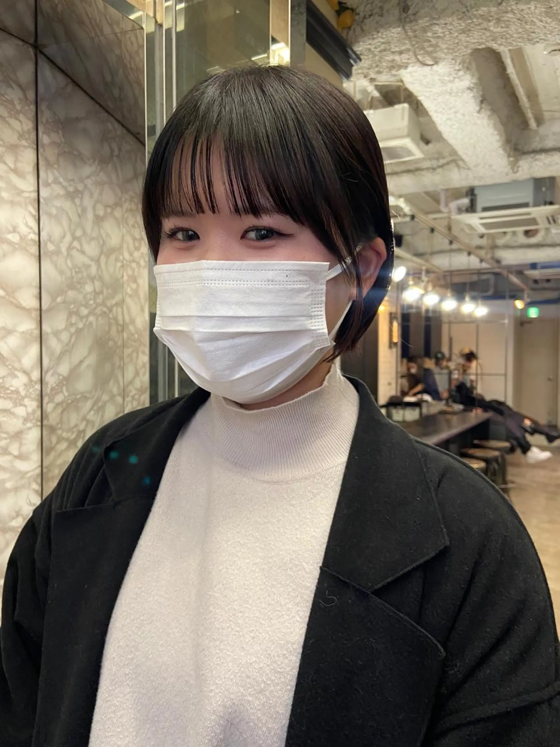 ショート 地毛風艶カラー🌿 喜多夏海のヘアスタイル