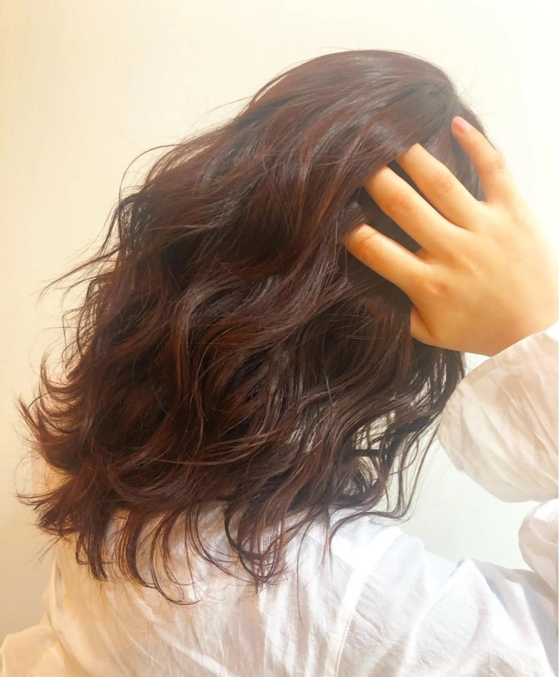 セミロング カラー ヘアアレンジ 🍀アレンジ簡単ヘア ☘️石田万里奈🍀のヘアスタイル