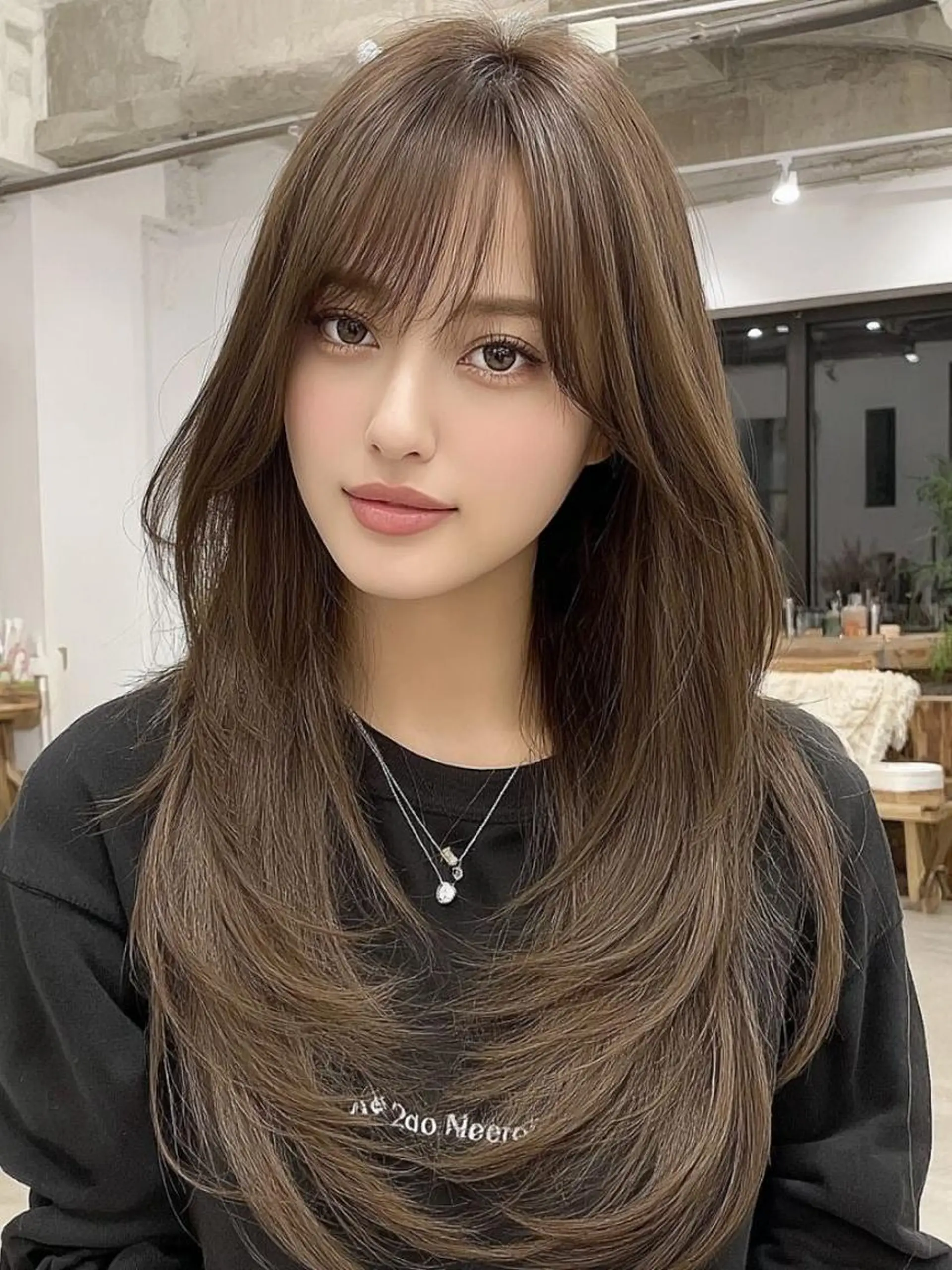 ロング レイヤー/顔周り🌈 韓国特化 ヒトミ☁️のヘアスタイル