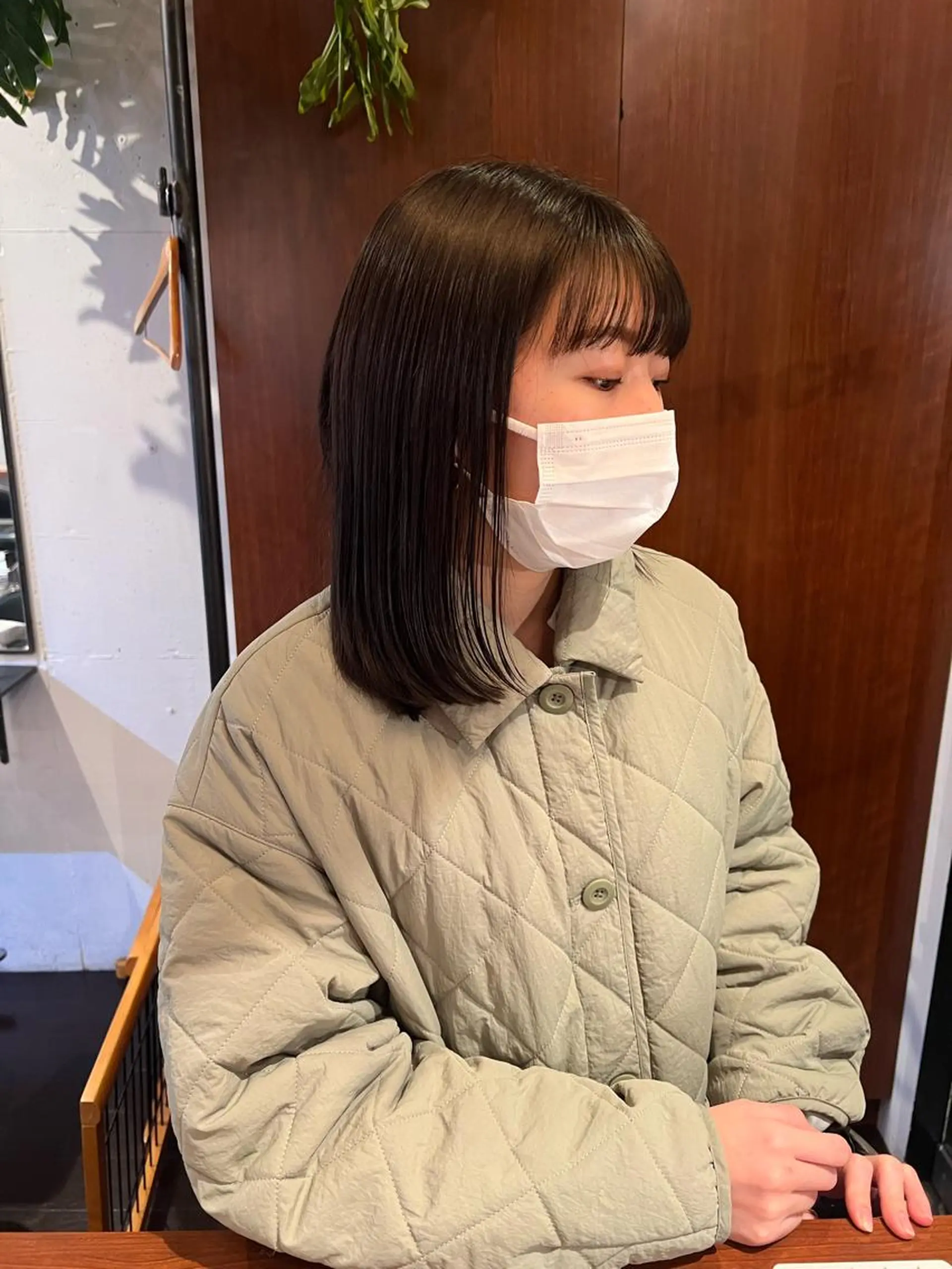 ミディアム カラー 髪質改善 トリートメント 柔らかブラウン/顔周 りレイヤー♡ユウシのヘアスタイル