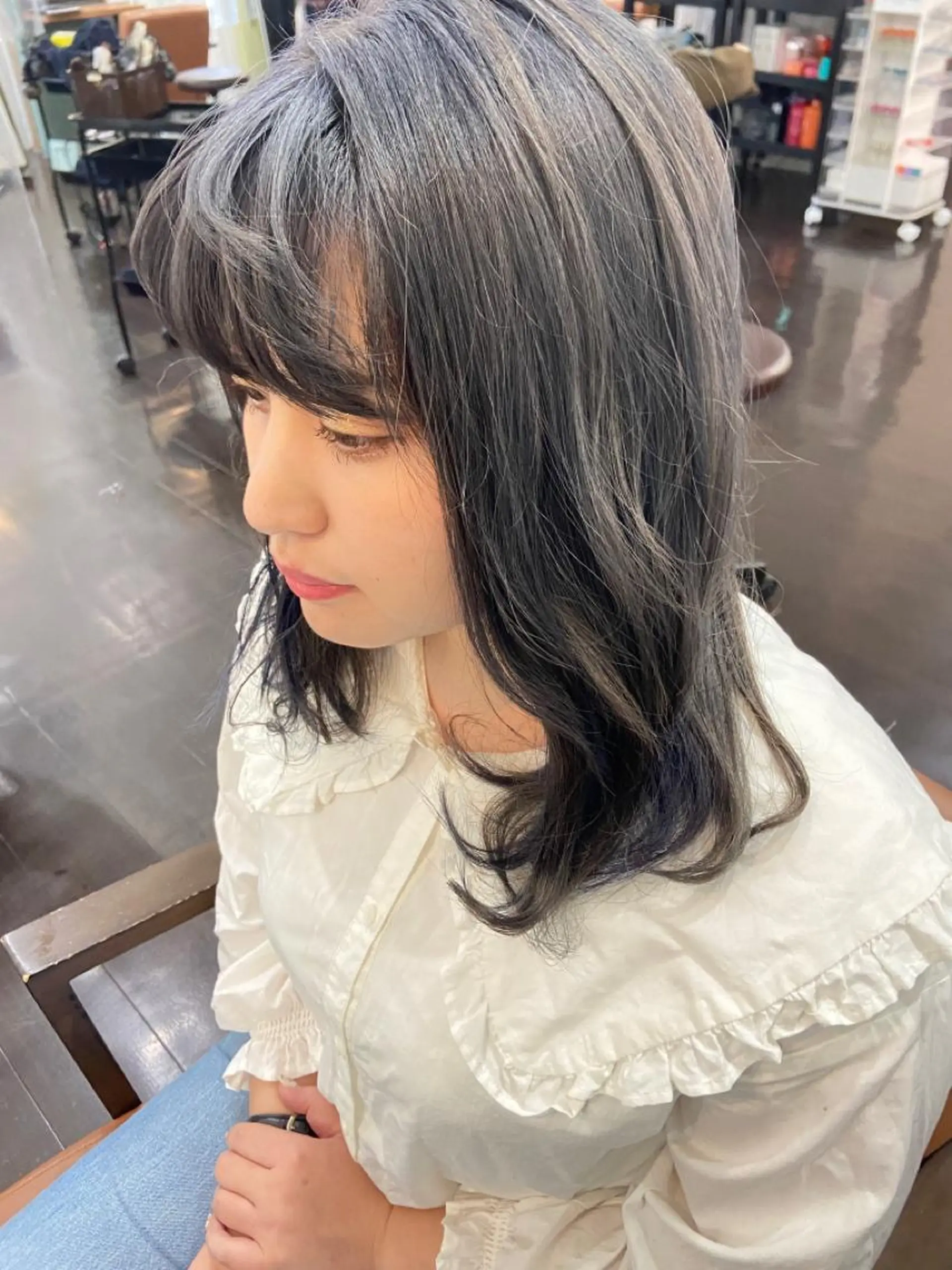 ロング カラー パーマ ヘアアレンジ メンズ キッズ ネイル マツエク・マツパ メンズ韓国風 韓国風カラー 韓国風マツエク 韓国風ヘア 韓国ネイル 久木原 ゆりのヘアスタイル