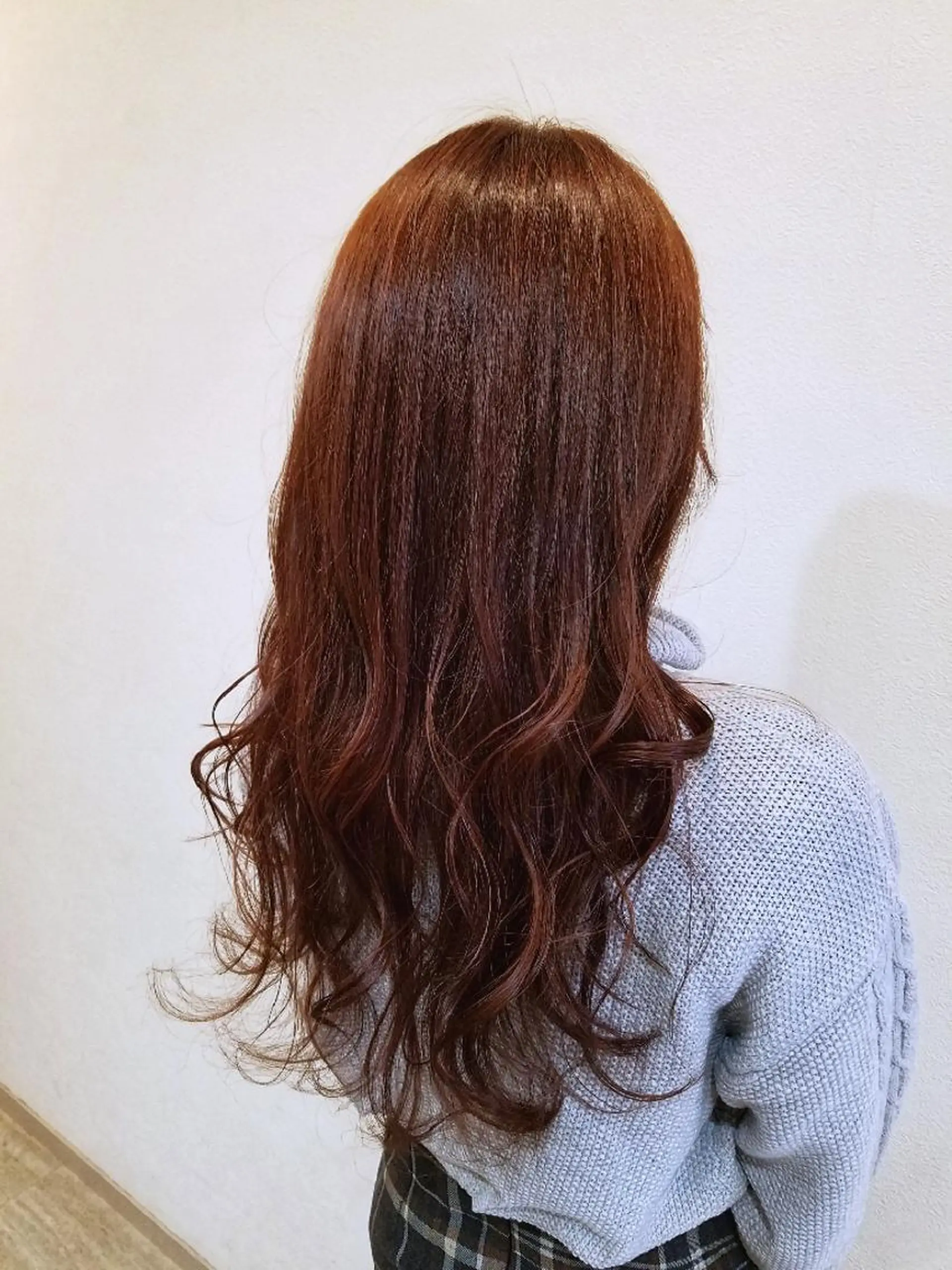 ロング レイヤーカット ロング カット ヘアカラー パーマ 山田 周のヘアスタイル