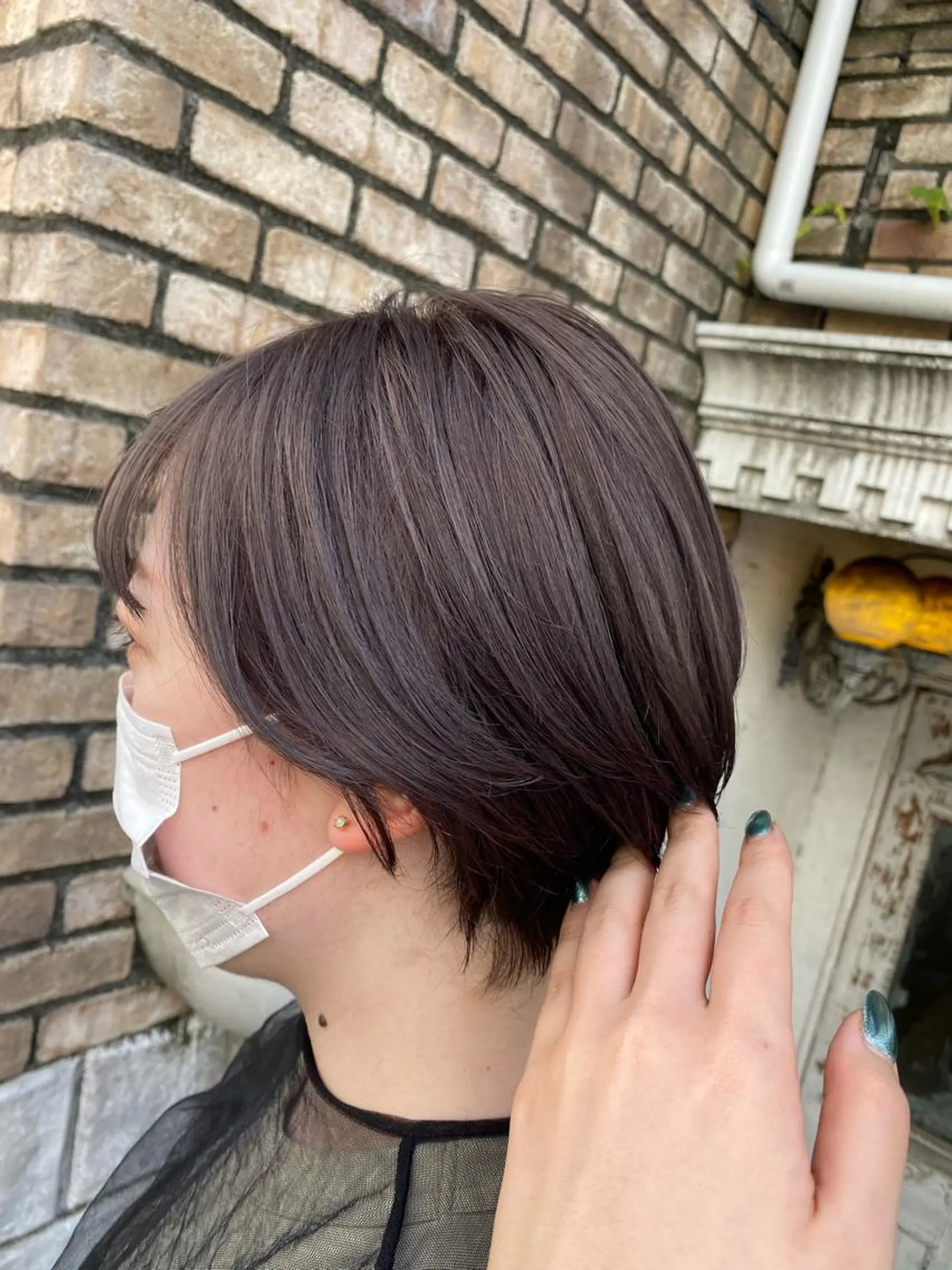 ショート カラー ベージュカラー パープルカラー お任せヘア☘️☘️ 及川渚のヘアスタイル