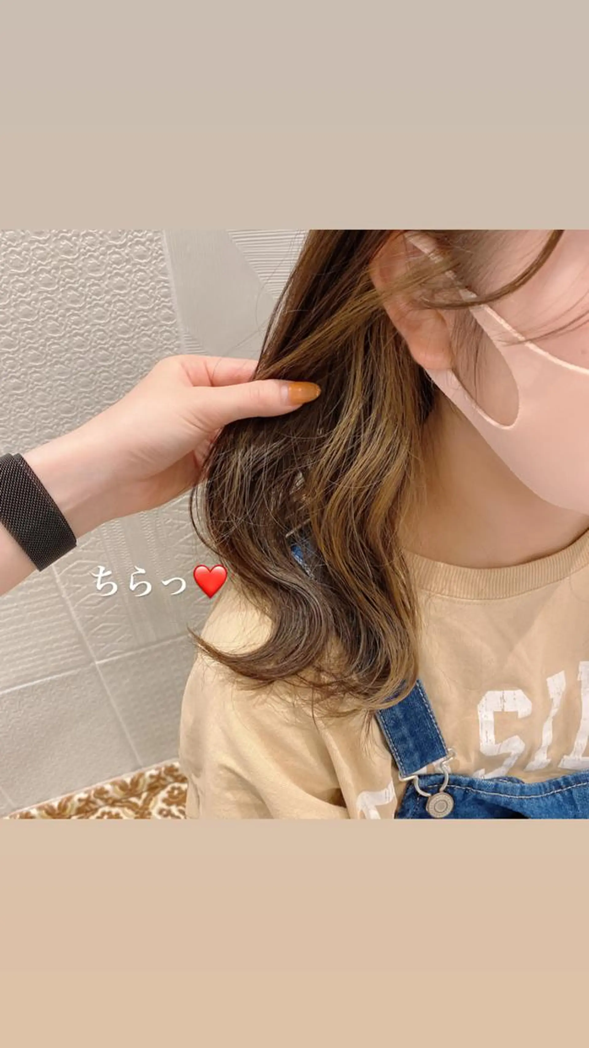 ミディアム カット ヘアカラー 代表山口ひな 髪質改善のプロのヘアスタイル