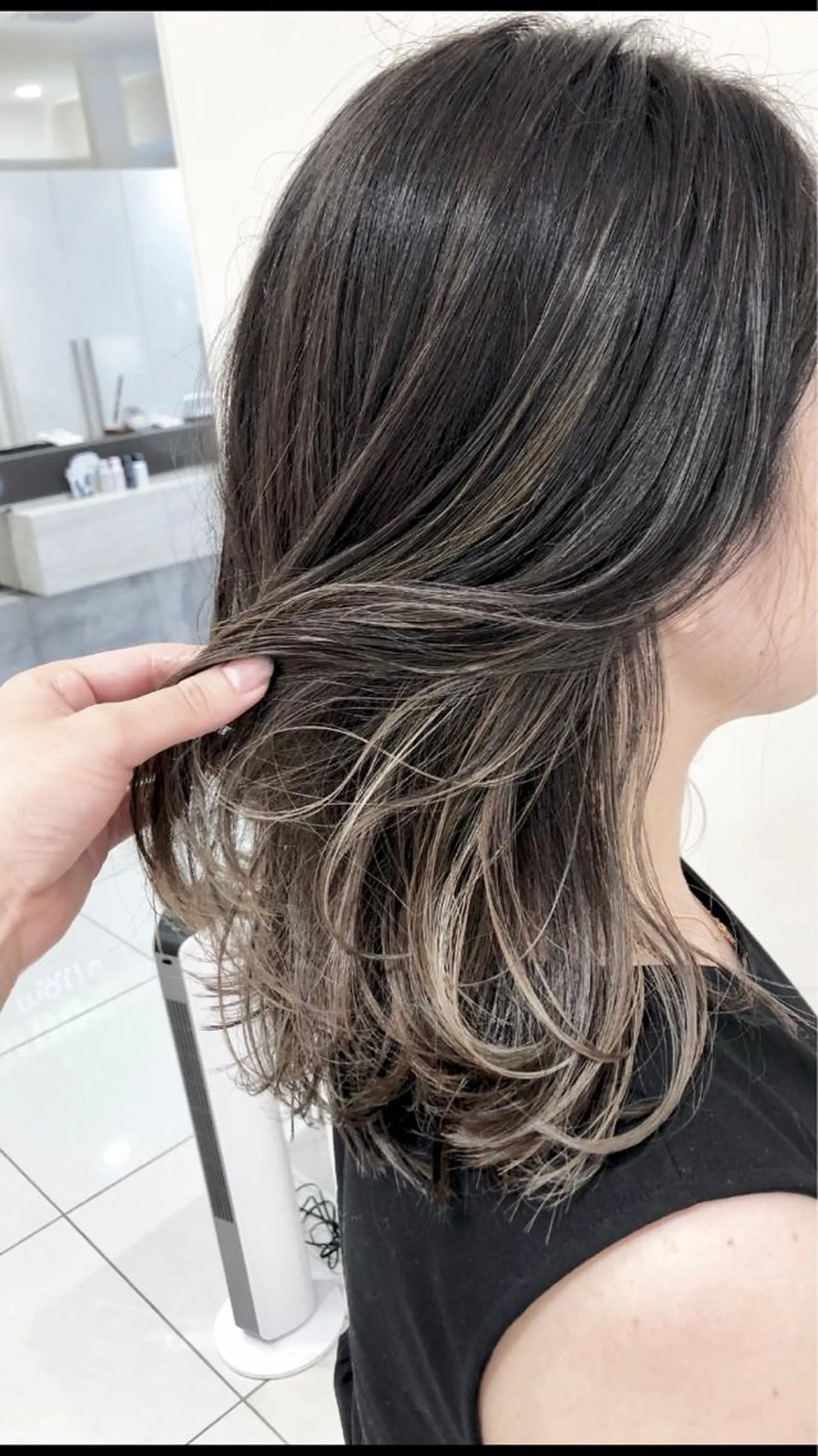 ミディアム カラー ヘアアレンジ marju銀座 マージュギンザのヘアスタイル