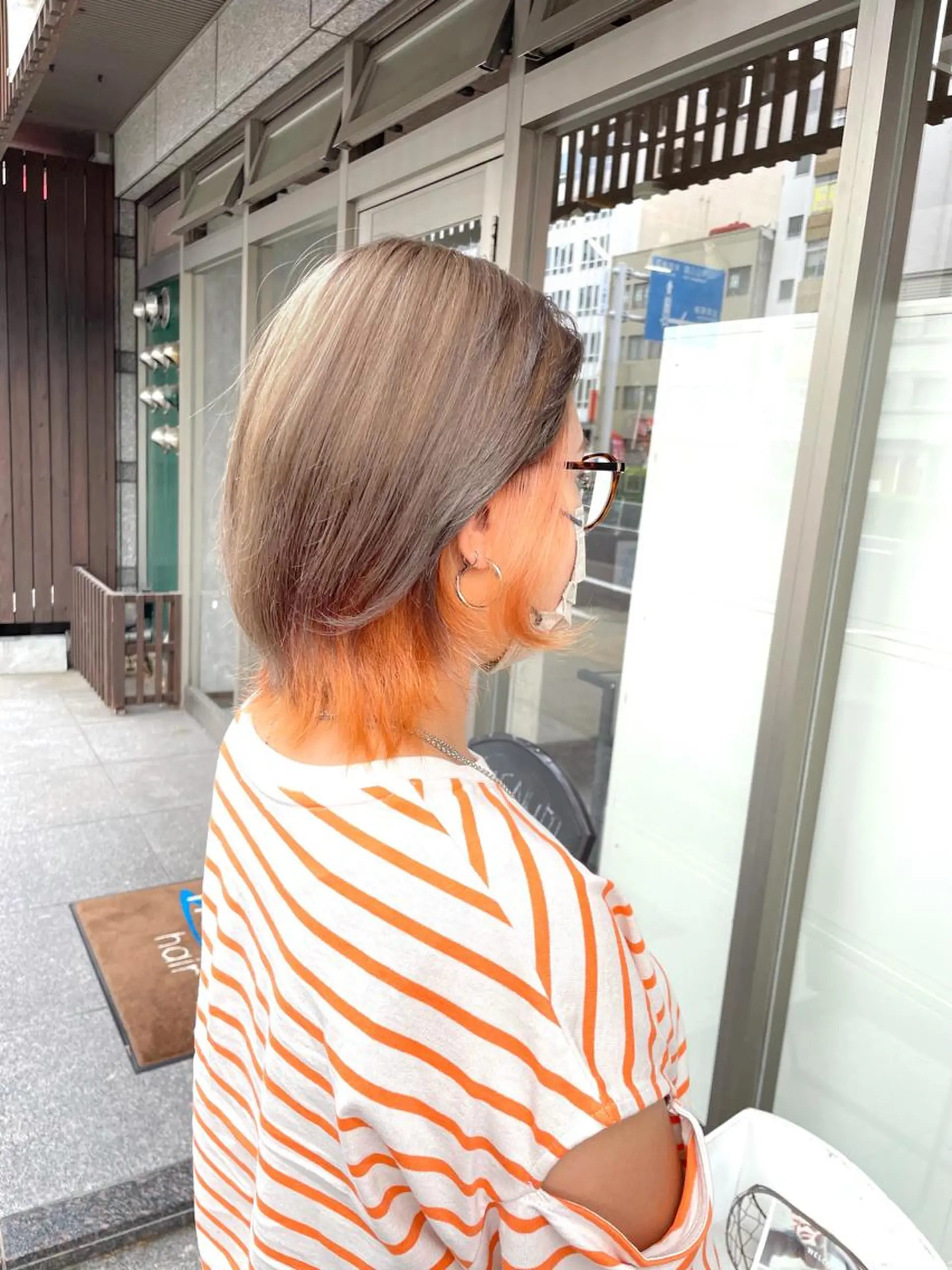 ショート カラー ブリーチ 🫧ヒシダアキ taboo.i🫧のヘアスタイル