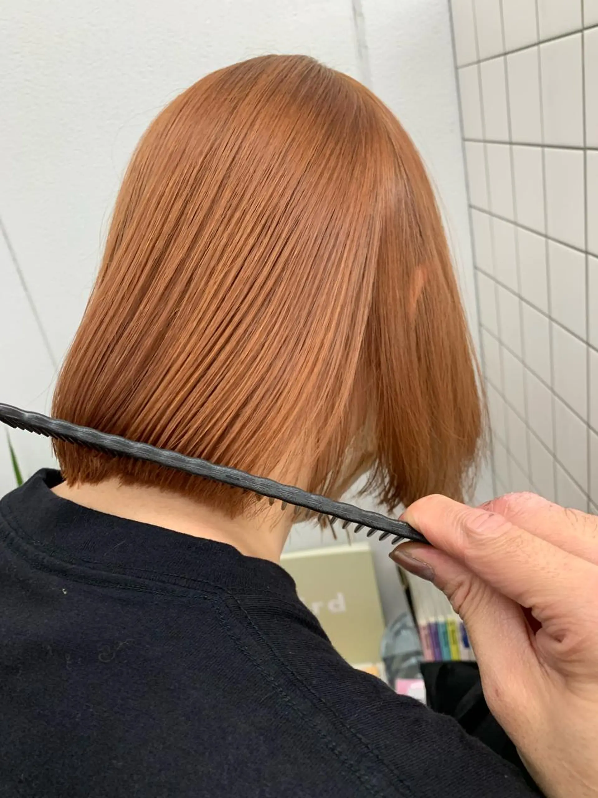 ミディアム カラー ベージュカラー カット ヘアカラー トリートメント パーマ/レイヤー/ ボブ/豊浦翔太のヘアスタイル