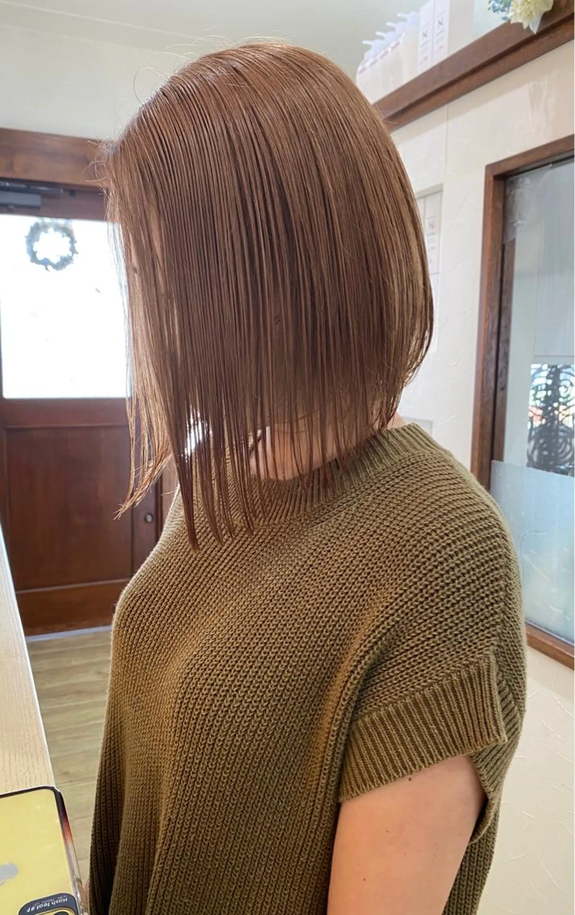 ミディアム カラー ベージュカラー カット ヘアカラー grand juteのヘアスタイル