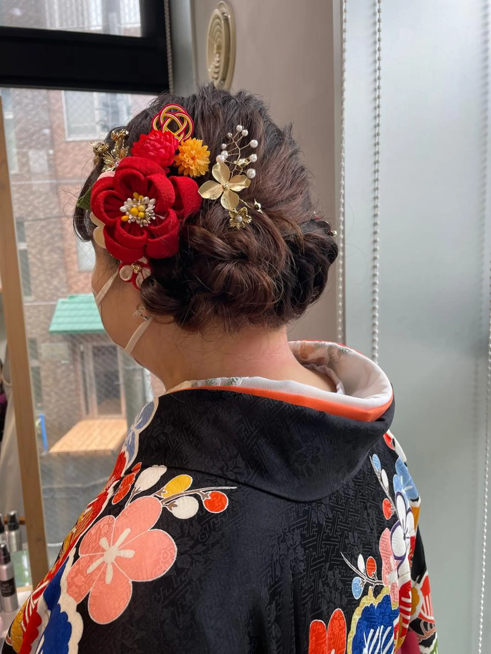 ミディアム ヘアセット ヒロミ/アレンジ/ アンニュイ/透け感のヘアスタイル