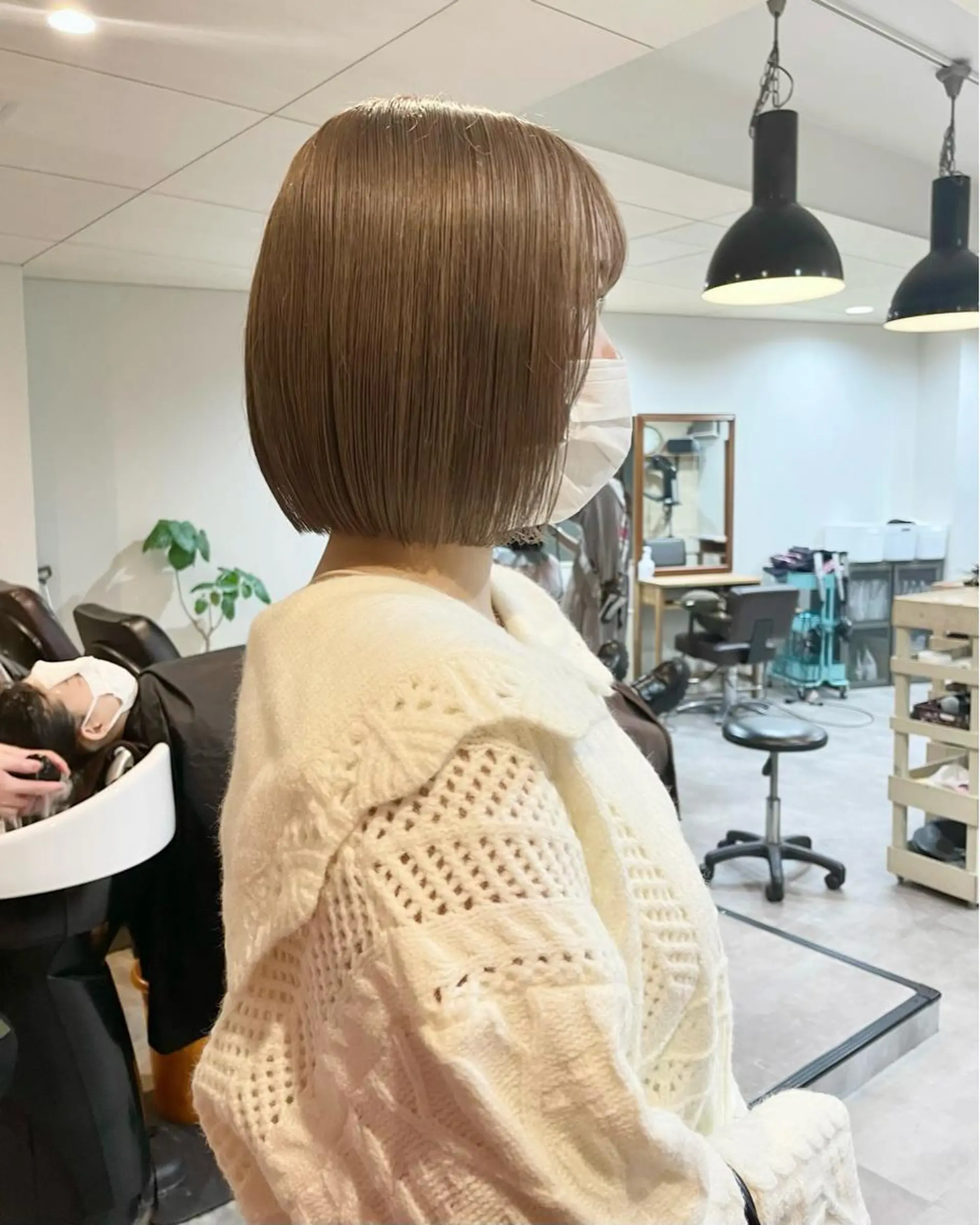 ミディアム カラー ヘアアレンジ ミズタ マイのヘアスタイル