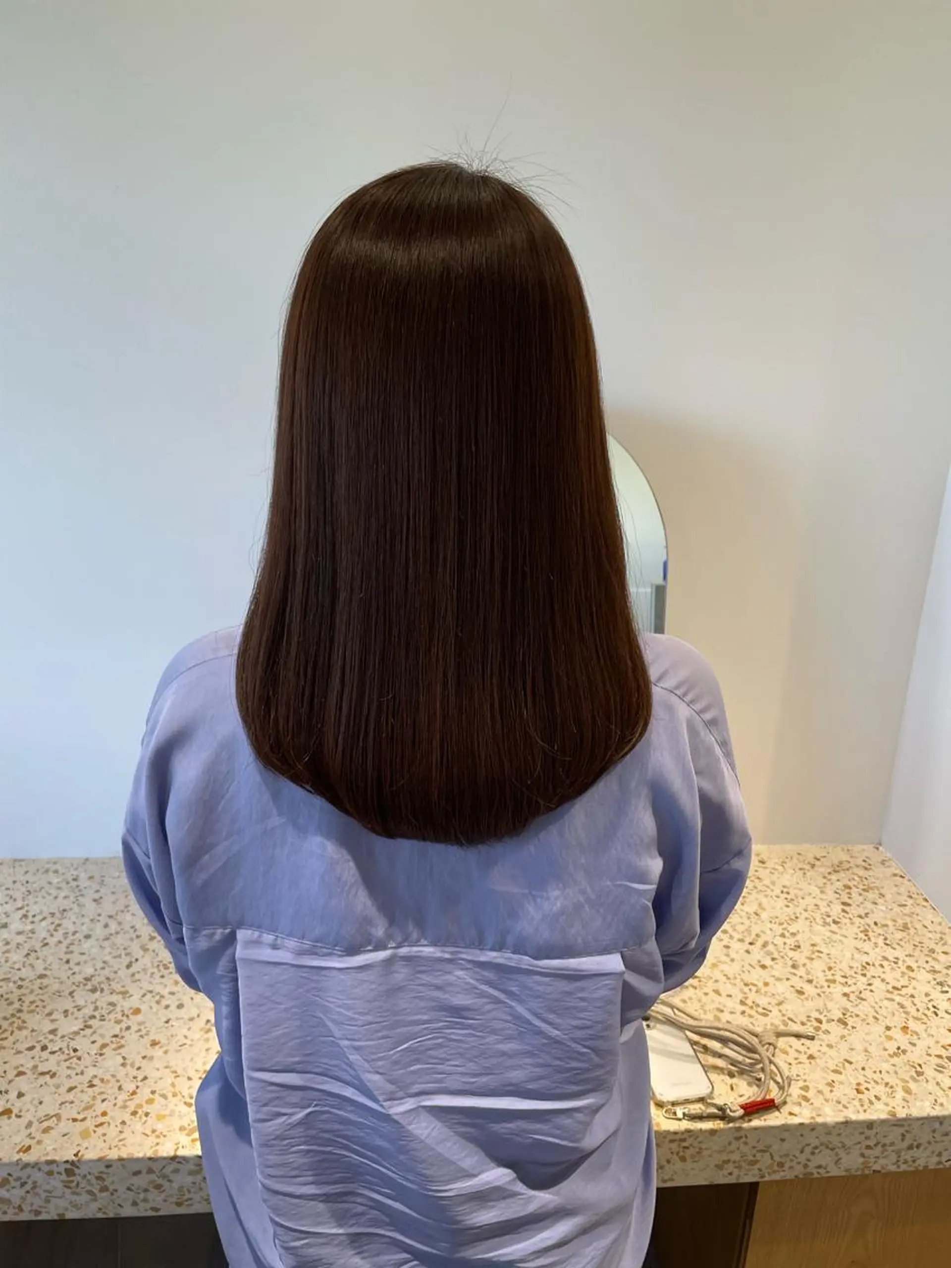 ロング 前竹 那生のヘアスタイル