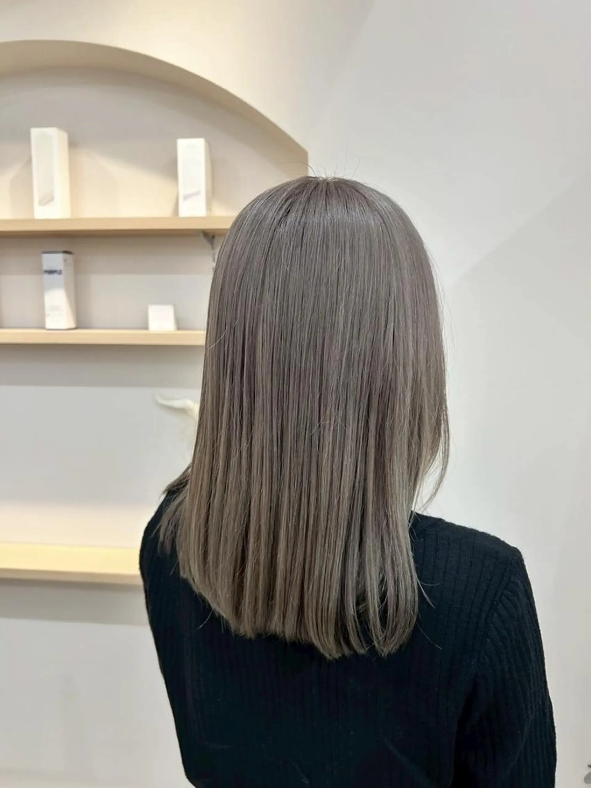 カラー ミディアム ブリーチ ダブルカラー ヘアカラー トリートメント ✨【公式】 juhl.横浜✨のヘアスタイル