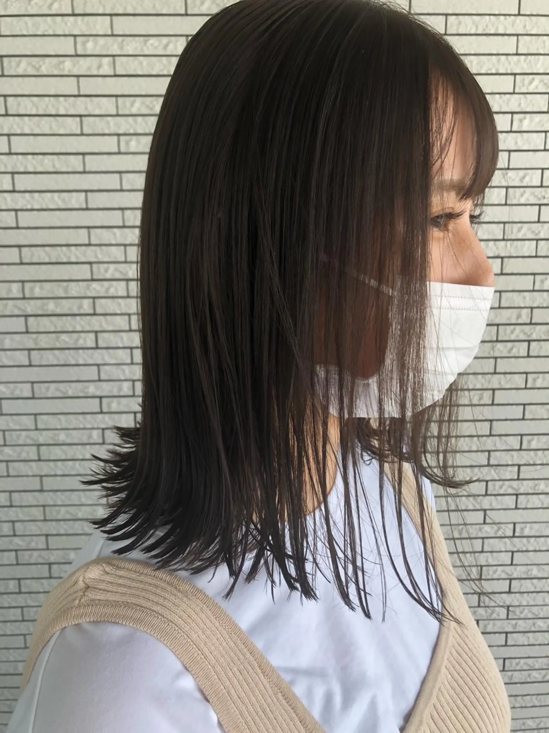 ミディアム カラー ヘアアレンジ マエダ リョウのヘアスタイル