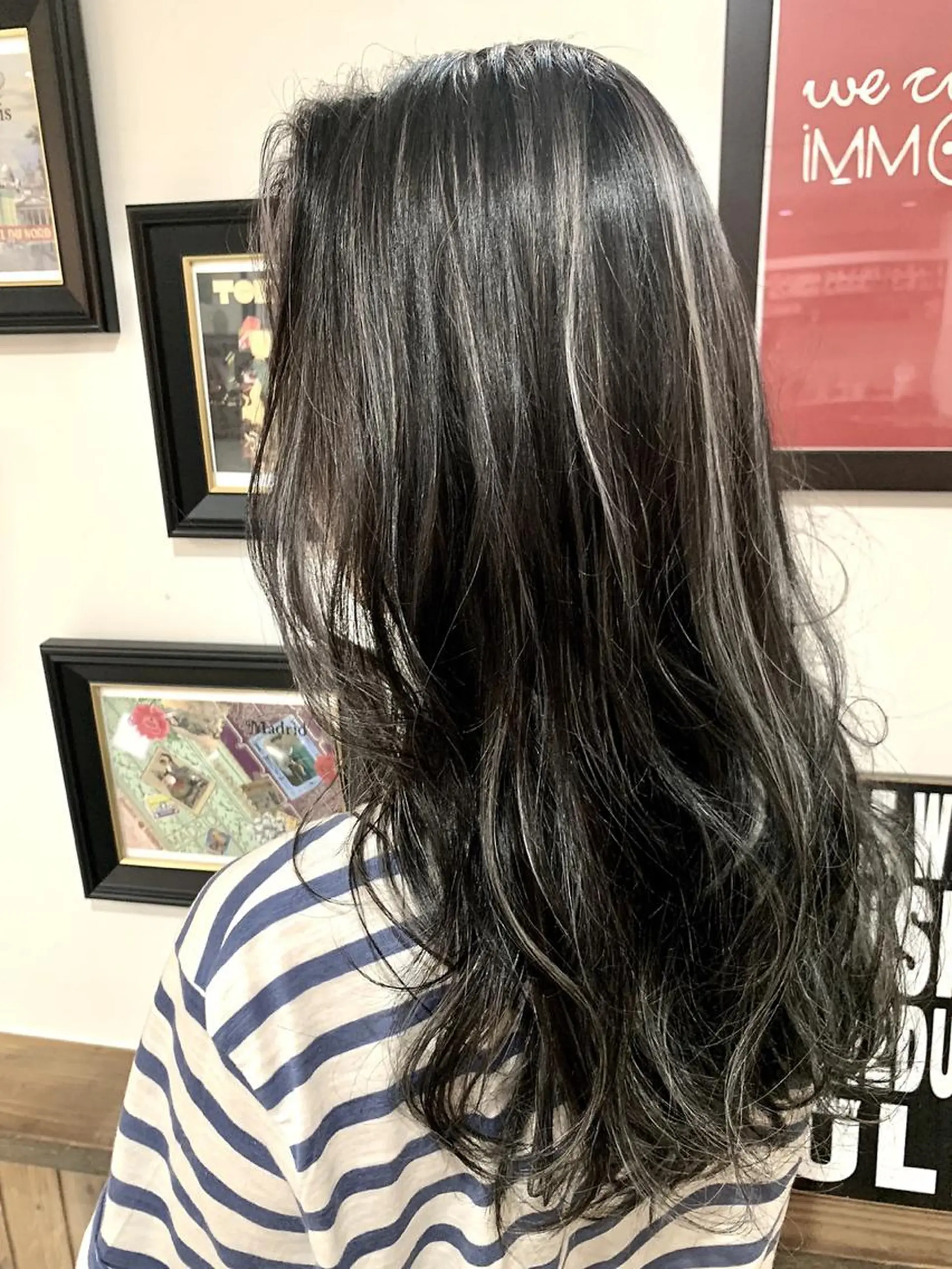 ミディアム カラー カット ヘアカラー トリートメント ヘアセット hair design NORM所属・吉田裕太/ハイライト ダブルカラーのヘアスタイル