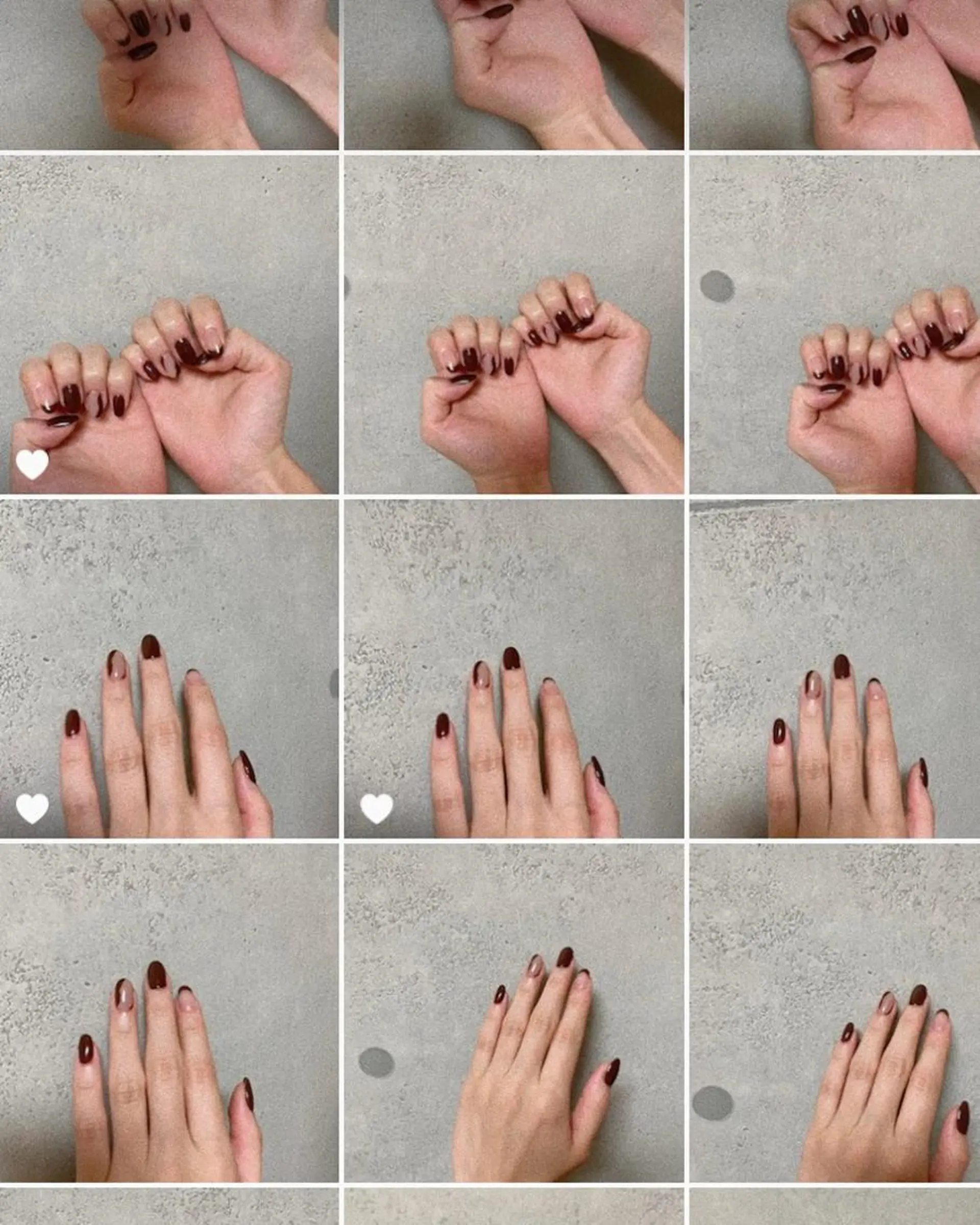 ネイル ブラウン フレンチネイル ワンカラーネイル h.ours _のネイルデザイン