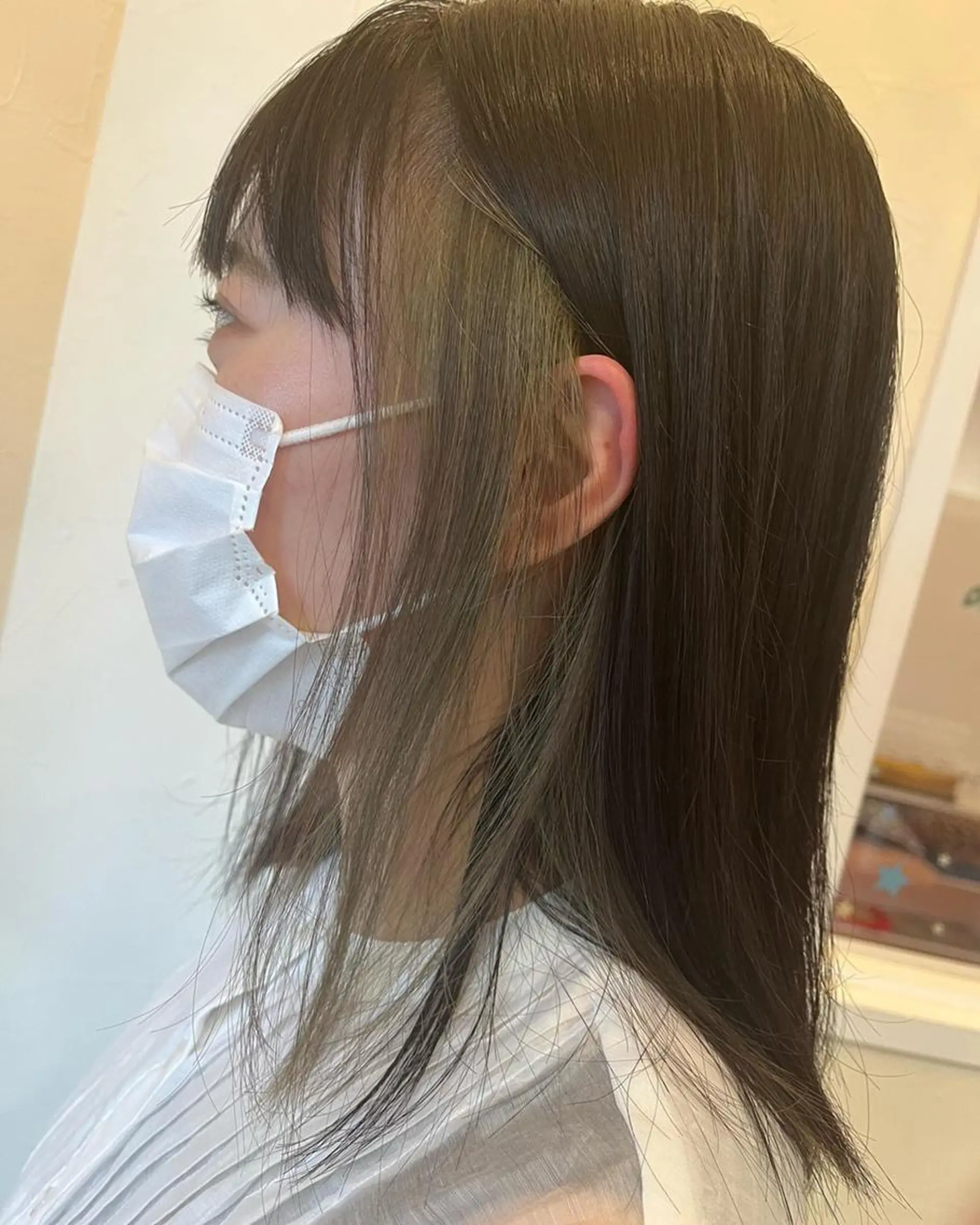 ショート カラー ダブルカラー イヤリングカラー ハイライトカラー インナーカラー ハイライト justbeauty CiNQのヘアスタイル