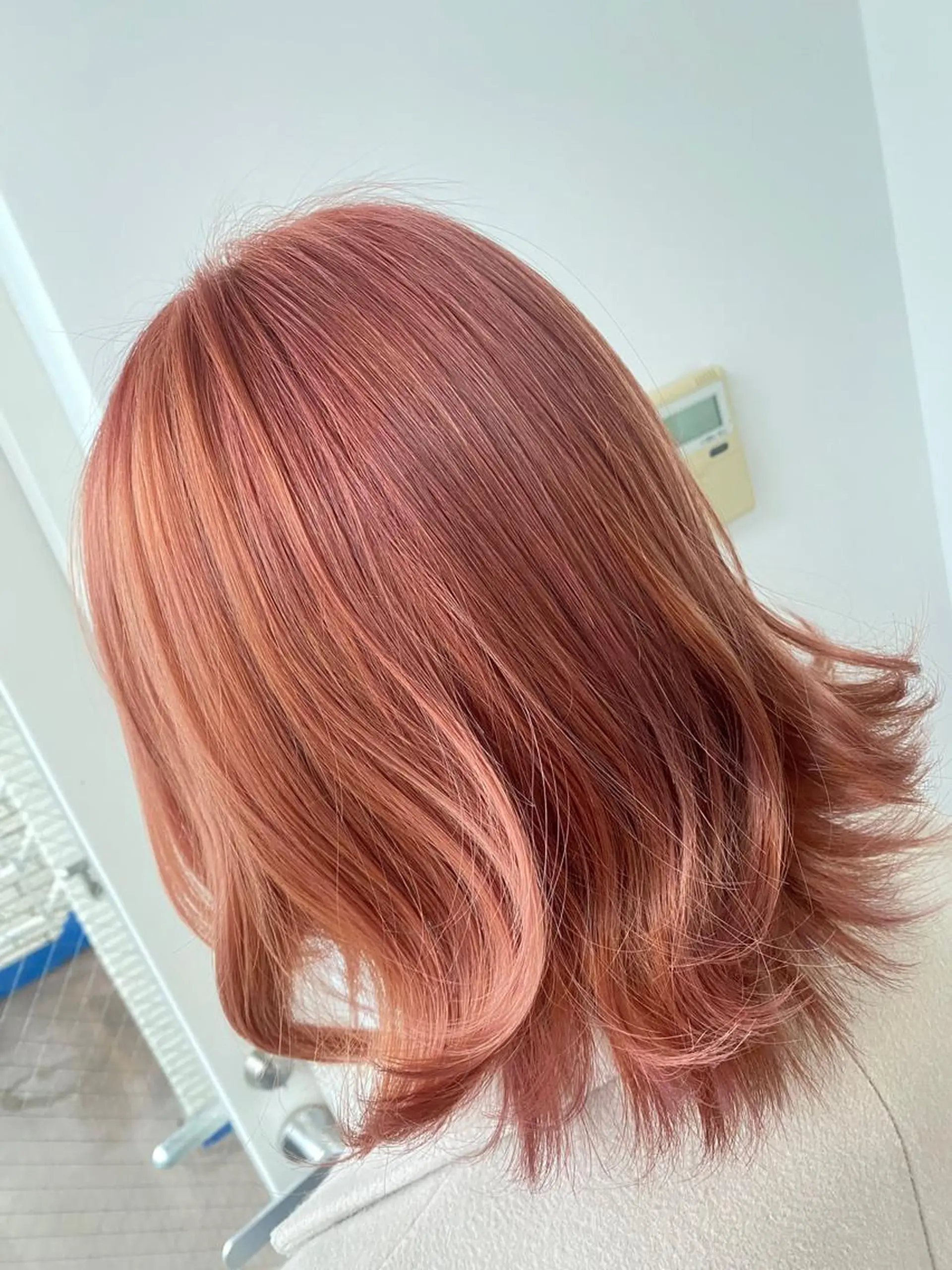 セミロング カラー パーマモデル募集中 渥美翔人のヘアスタイル